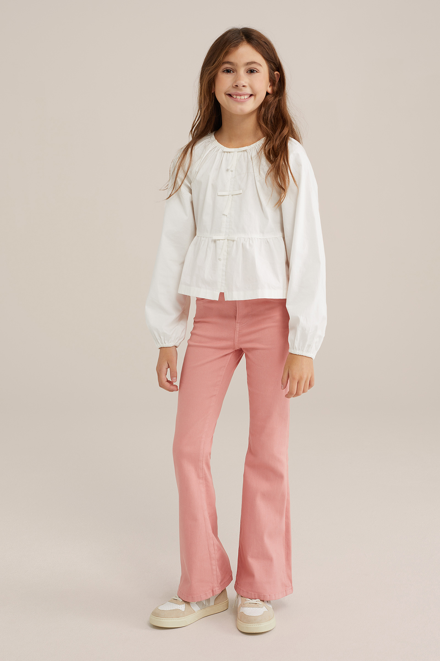 5-POCKET MID WAIST CORAL PINK 2