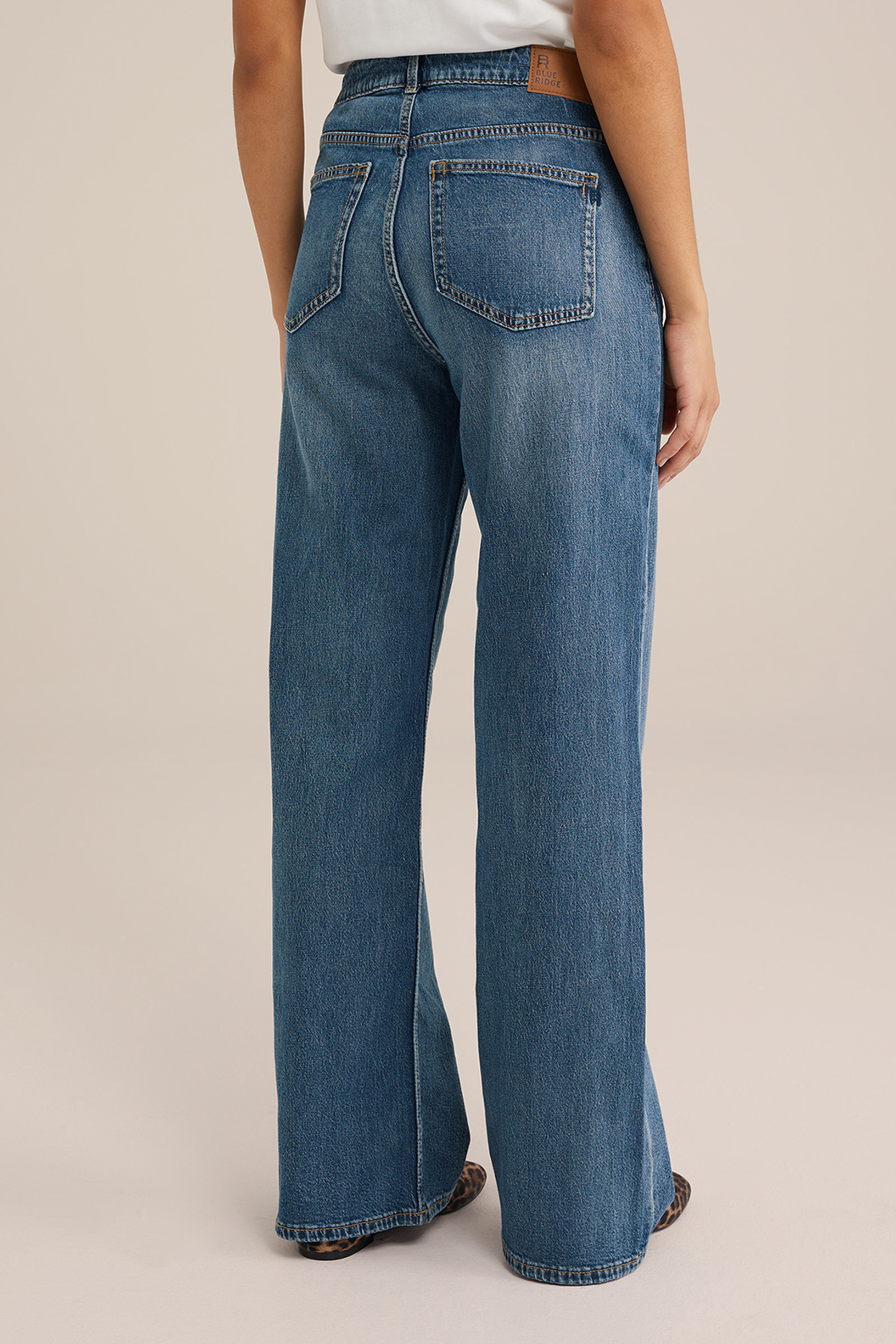 5-POCKET HIGH WAIST DARK BLUE 2