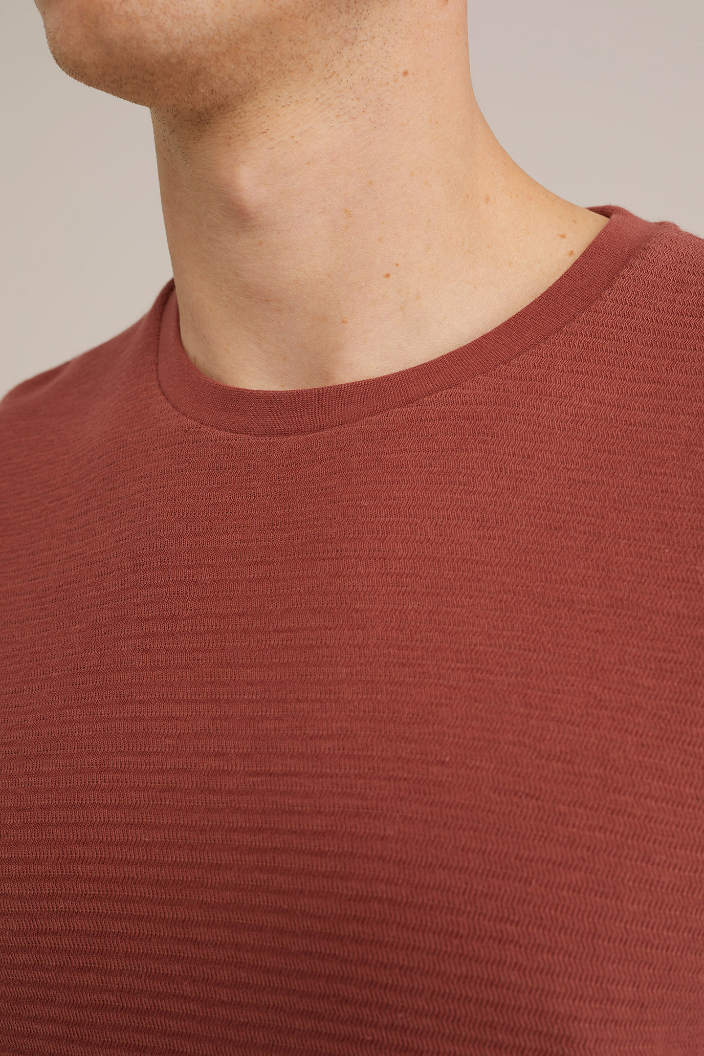 T-SHIRT RUST BROWN 5