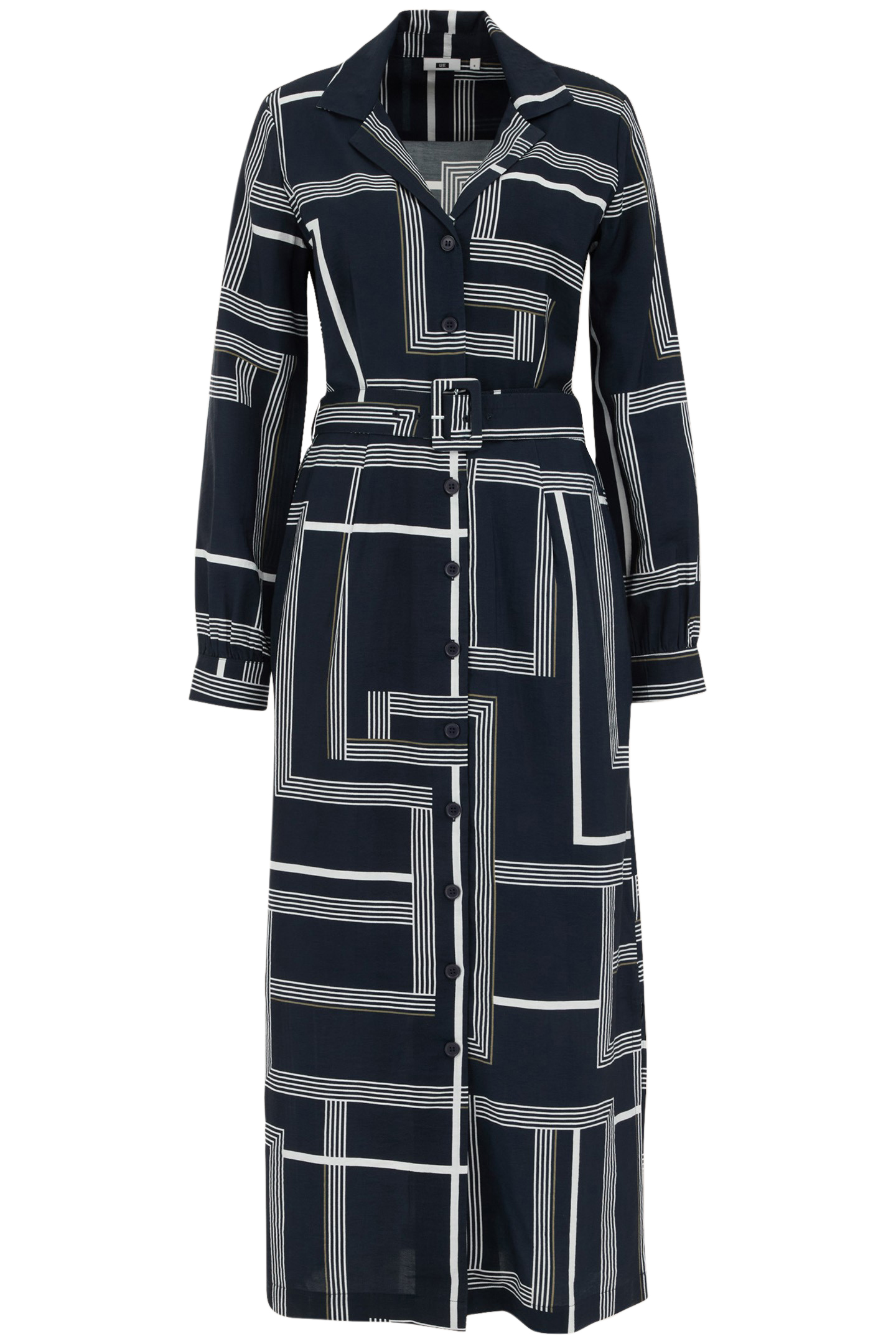 DRESS MID LENGTH NAVY BLUE 3