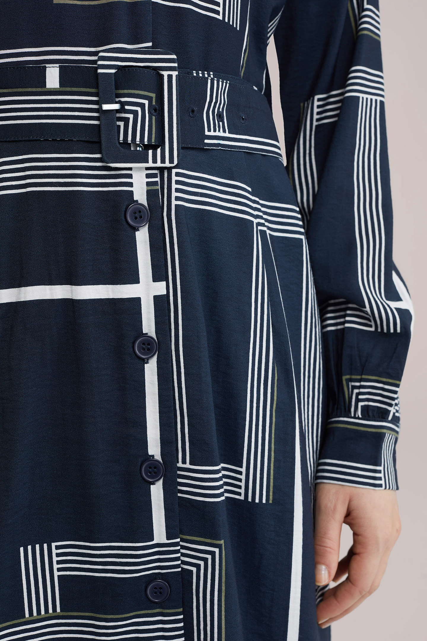 DRESS MID LENGTH NAVY BLUE 6