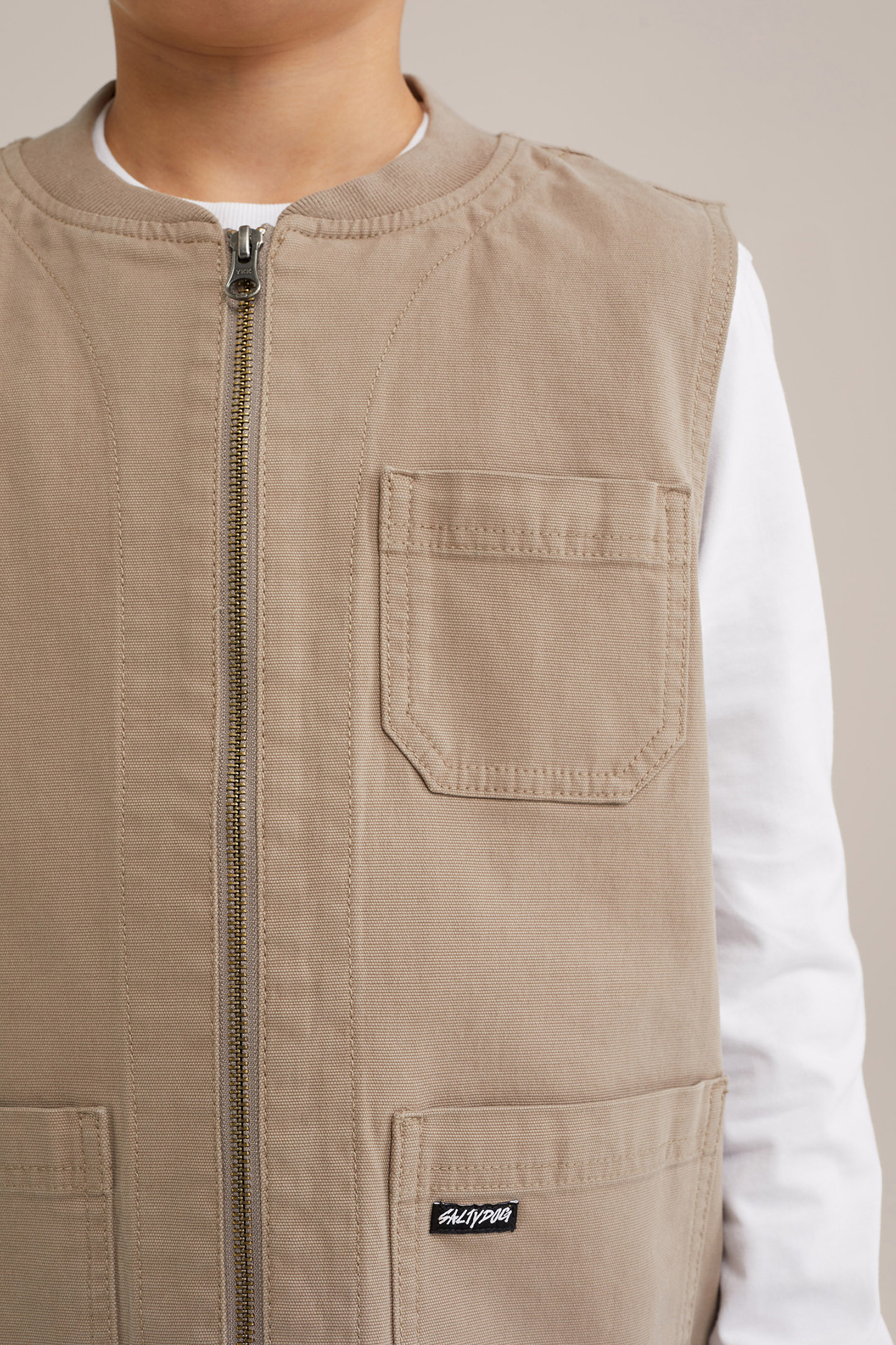 BODYWARMER LIGHT BROWN 6