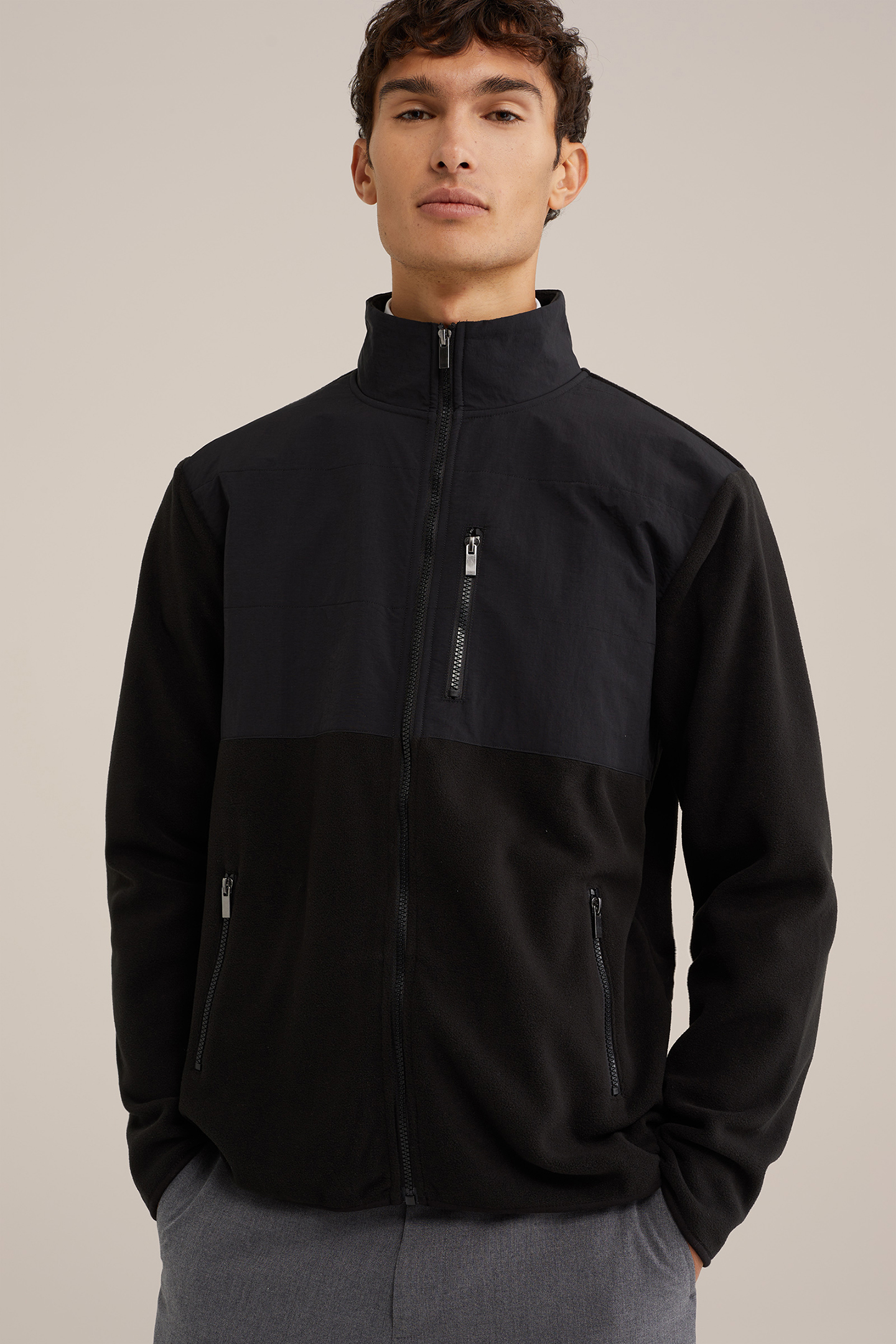 CARDIGAN WITH ZIPPER BLACK 5