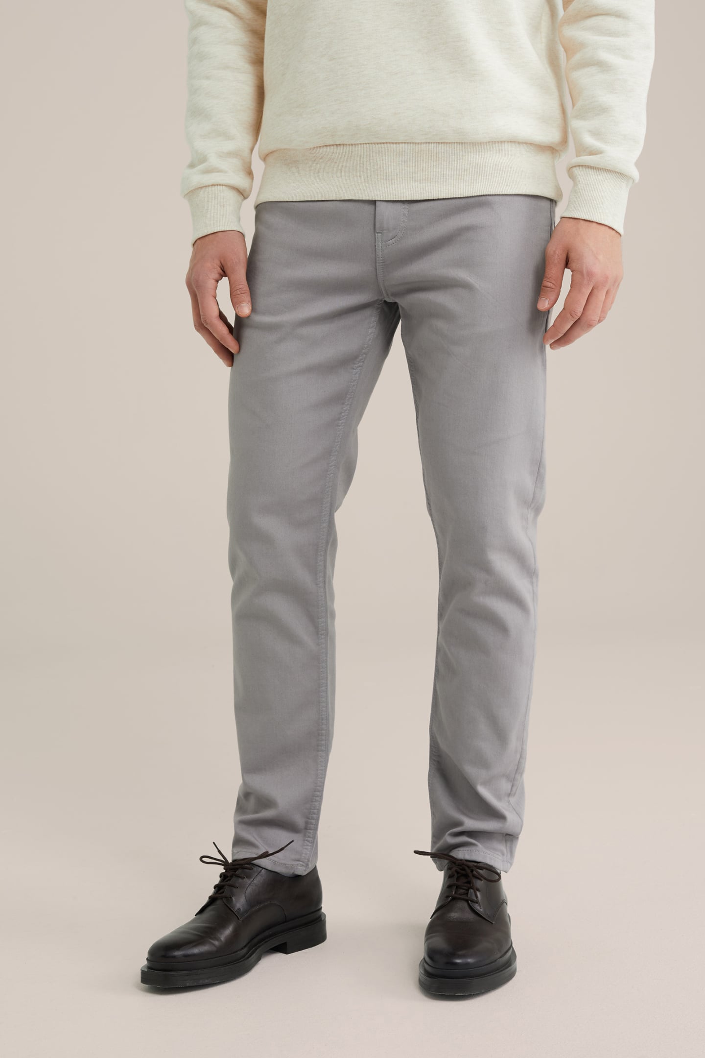 5-POCKET MID WAIST GREY 1