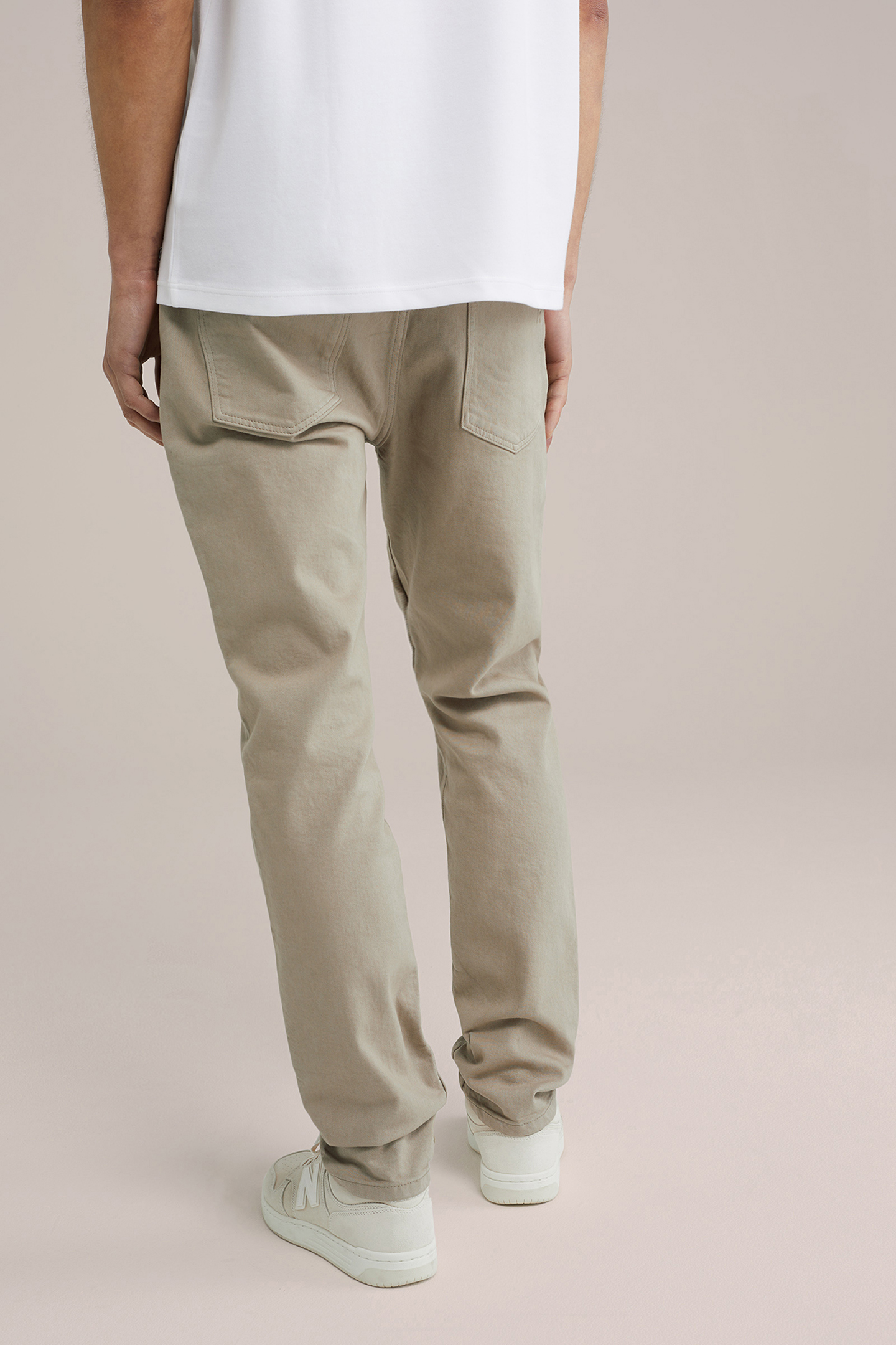 5-POCKET MID WAIST LIGHT BROWN 2