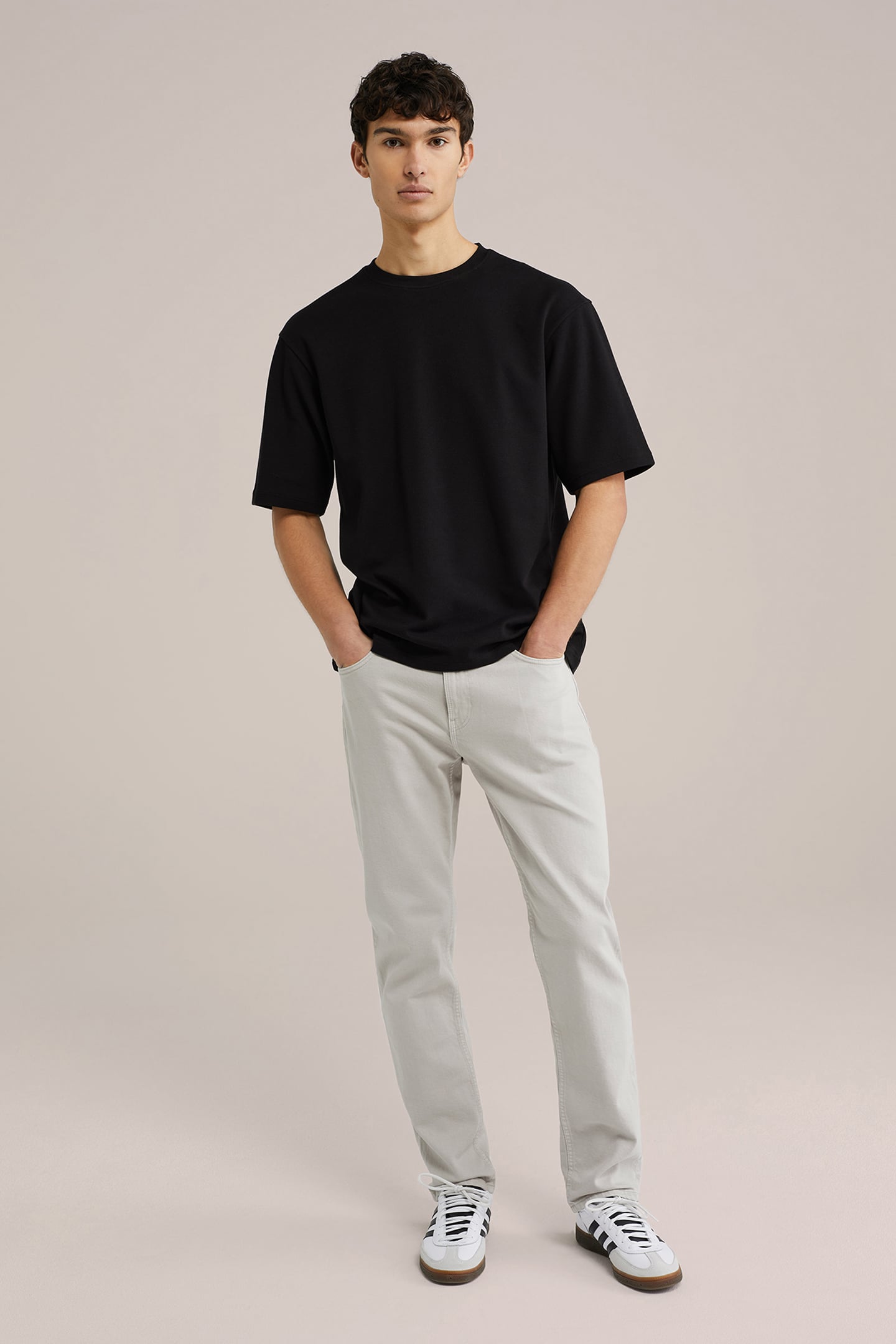 5-POCKET MID WAIST BEIGE 3