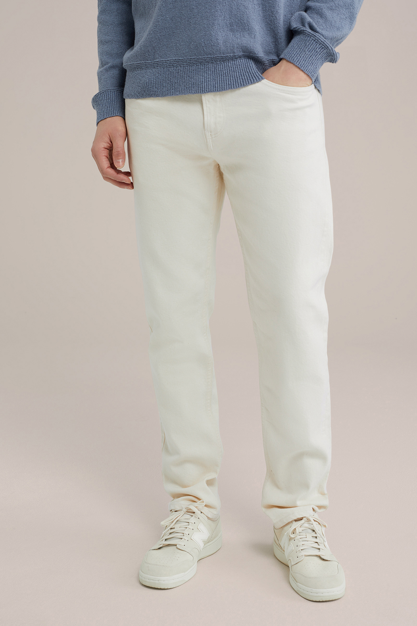 5-POCKET MID WAIST OFF-WHITE 1