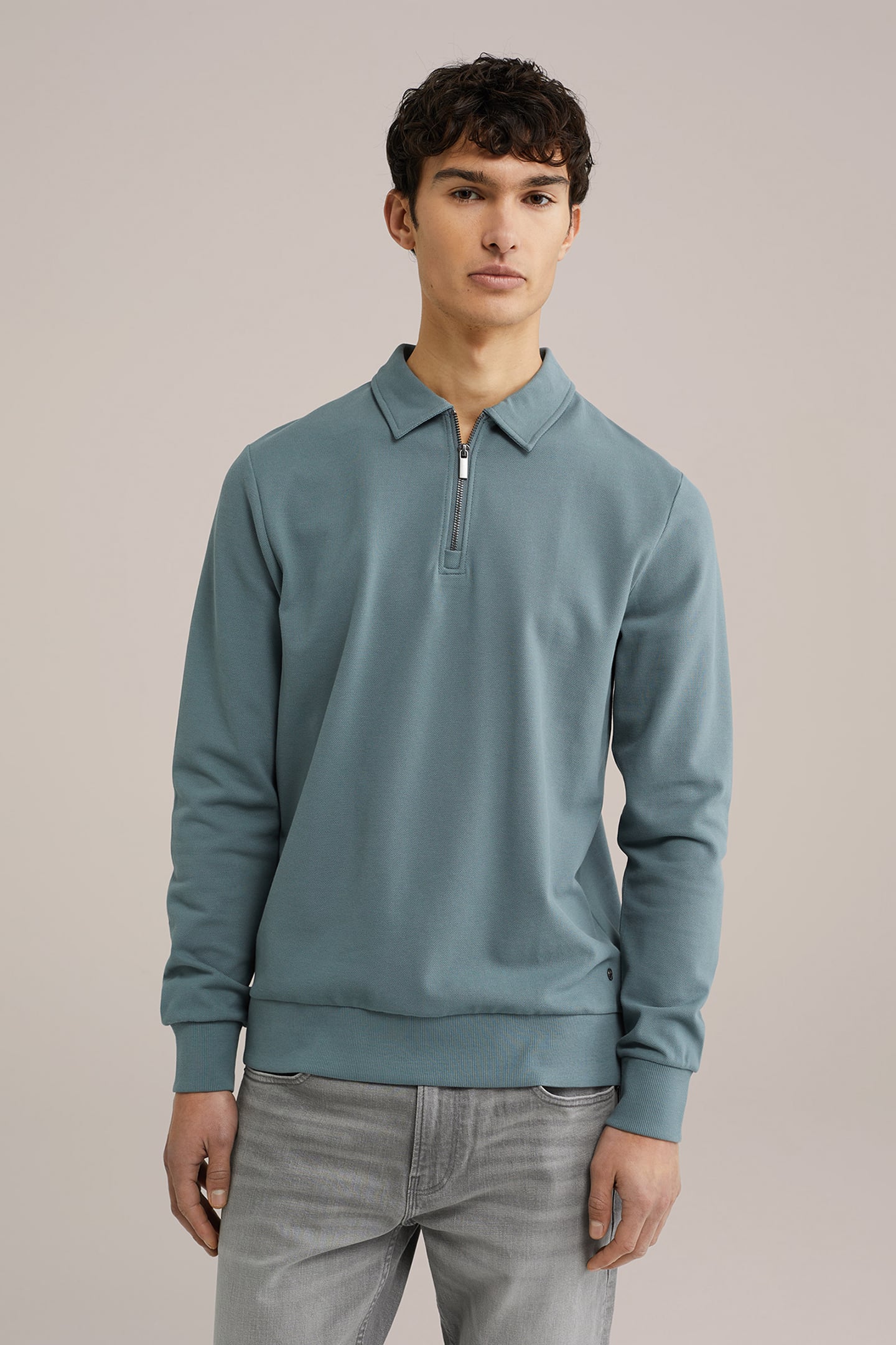 HALFWAY ZIPPER GREEN BLUE 1