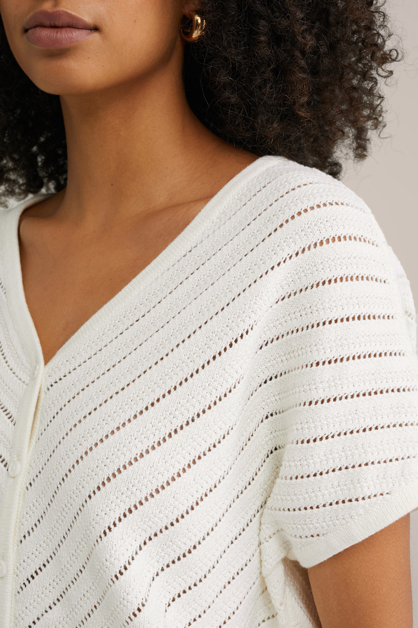 KNITTED CARDIGAN OFF-WHITE 5