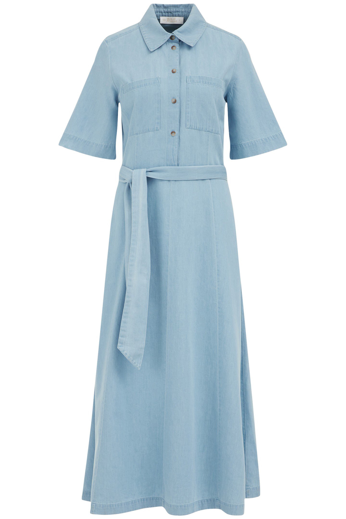 DRESS MID LENGTH LIGHT BLUE 3