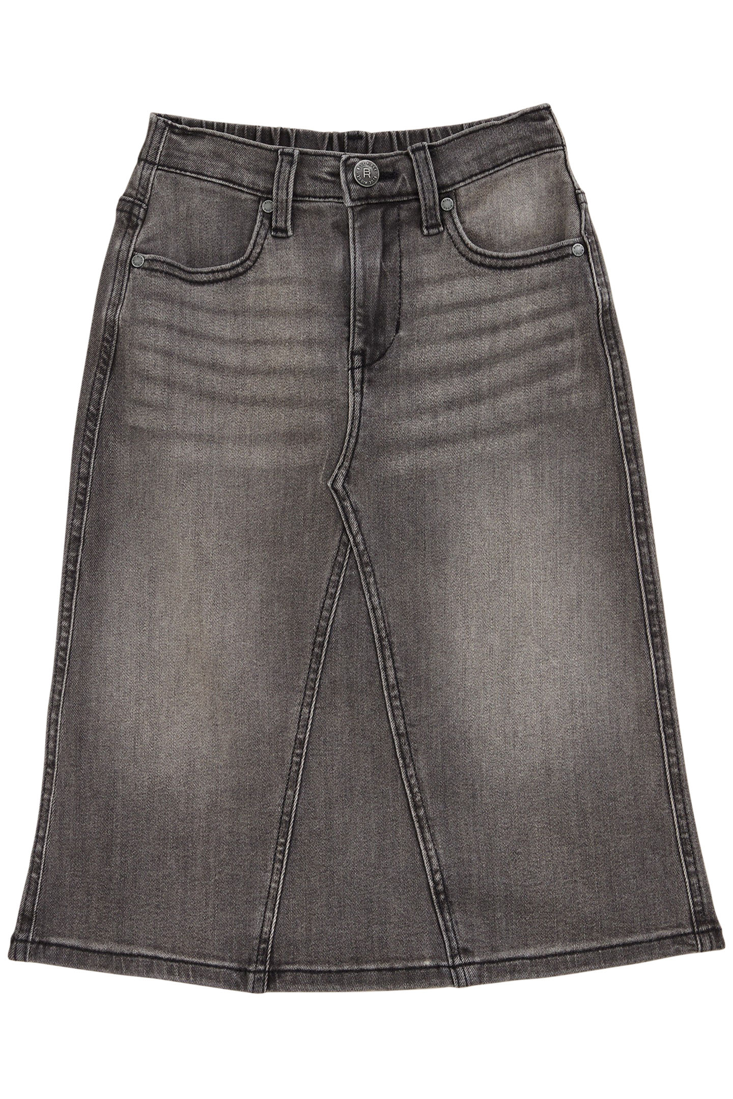 SKIRT MEDIUM LENGTH BLENDED DARK GREY 3