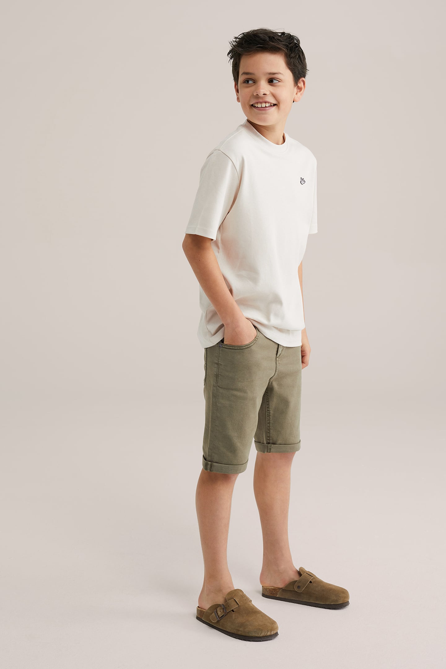 5-POCKET MID WAIST ARMY GREEN 2