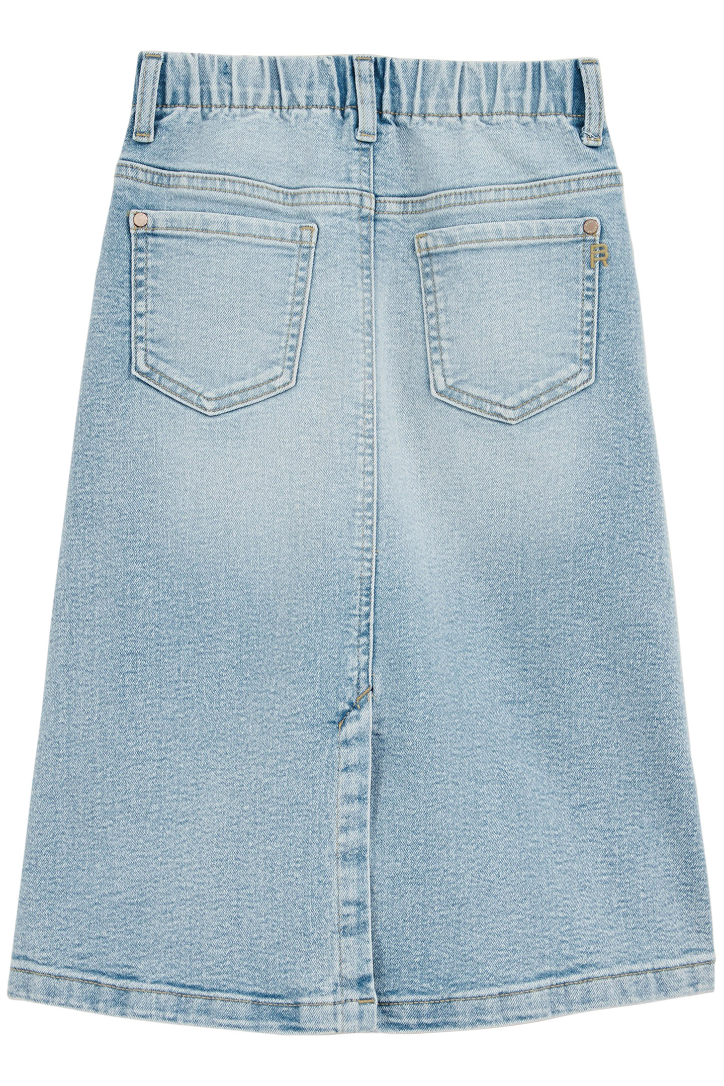 SKIRT MEDIUM LENGTH LIGHT BLUE 4