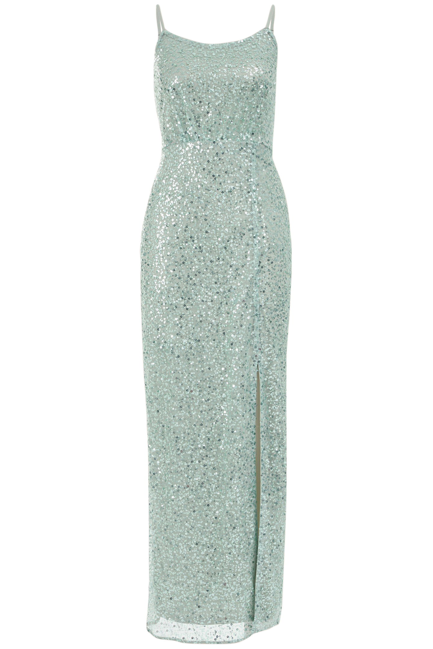 DRESS MAXI LENGTH MINT GREEN 3