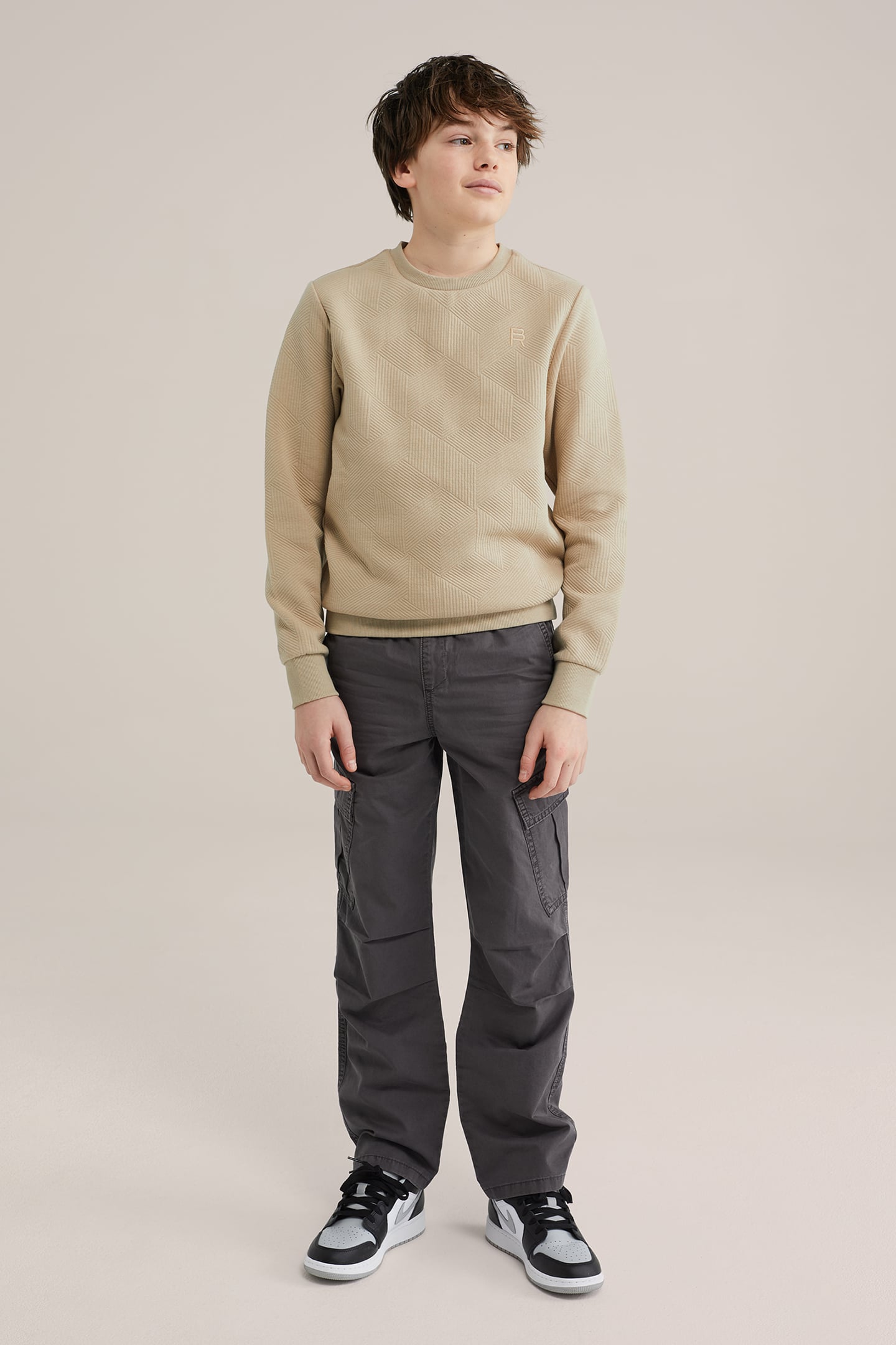 CARGO PANTS BLENDED DARK GREY 2