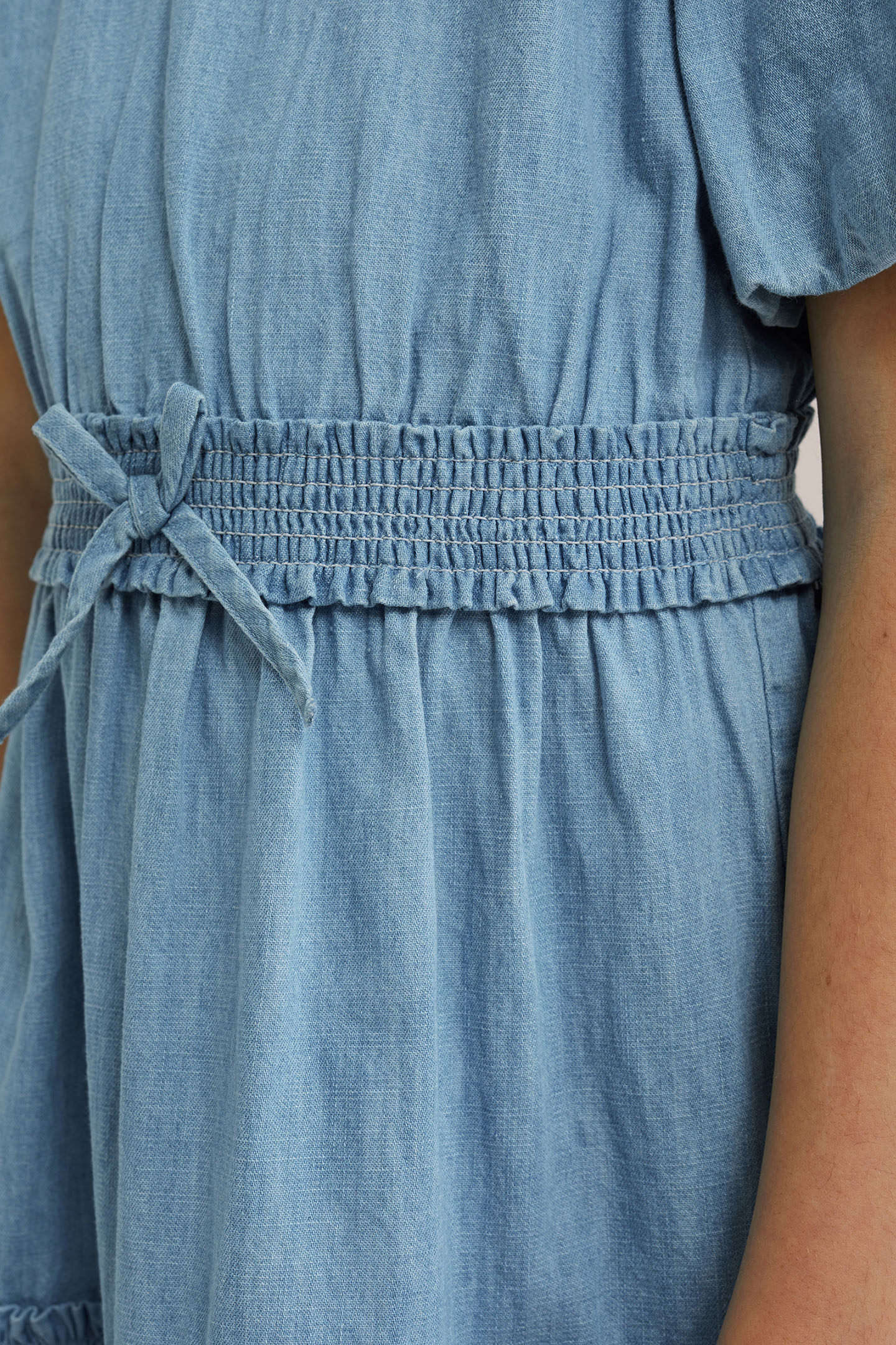 DRESS MID LENGTH LIGHT BLUE 5