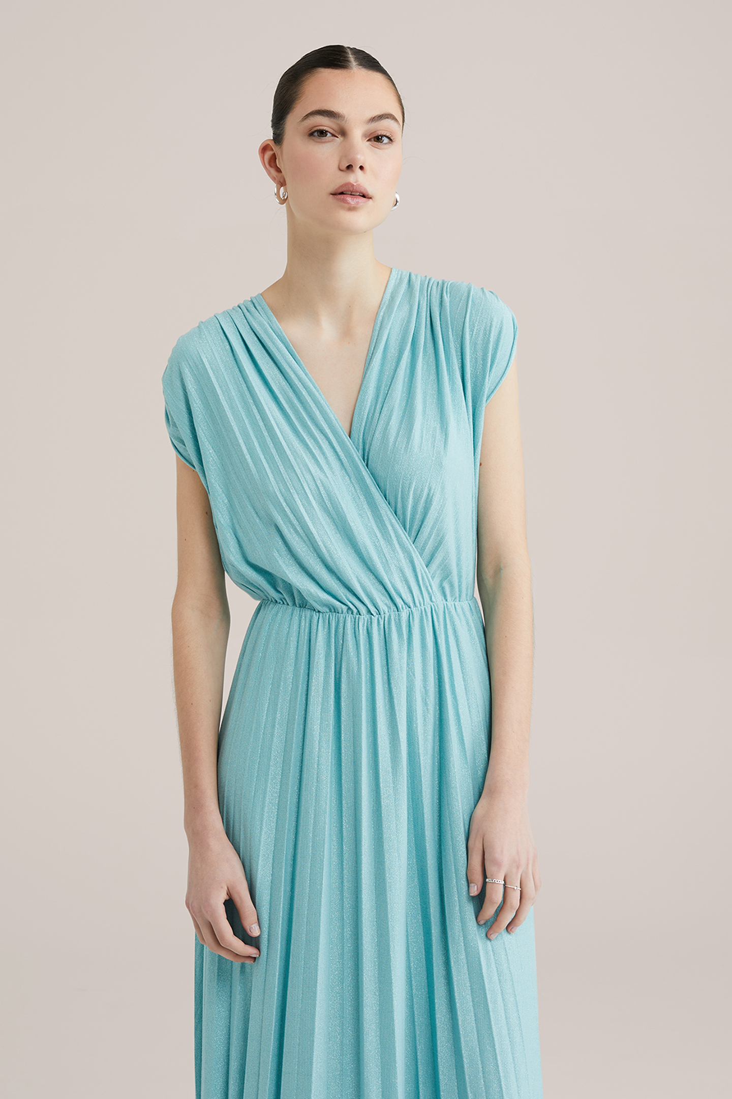 DRESS MID LENGTH ICE BLUE 4