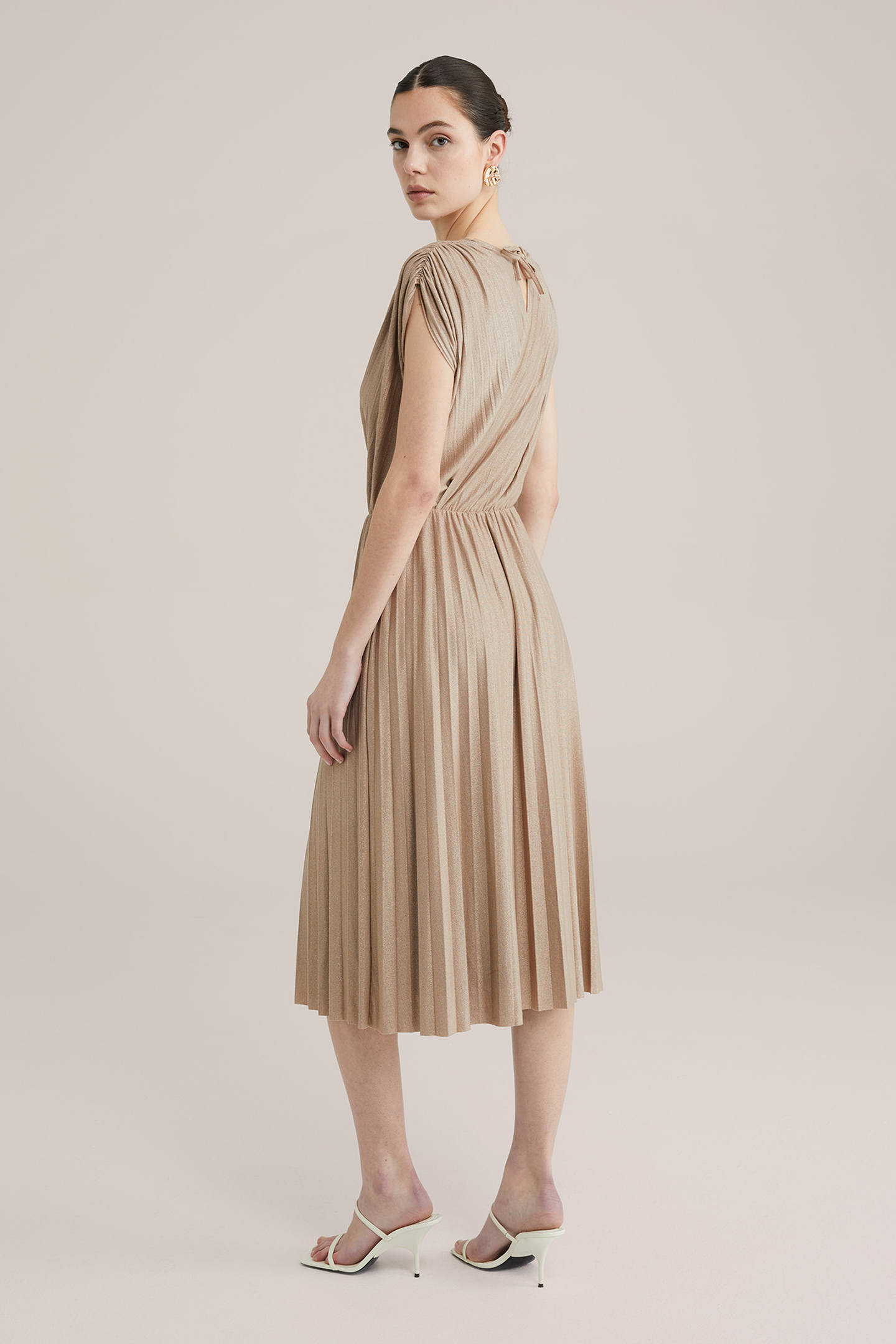 DRESS MID LENGTH GOLD 2