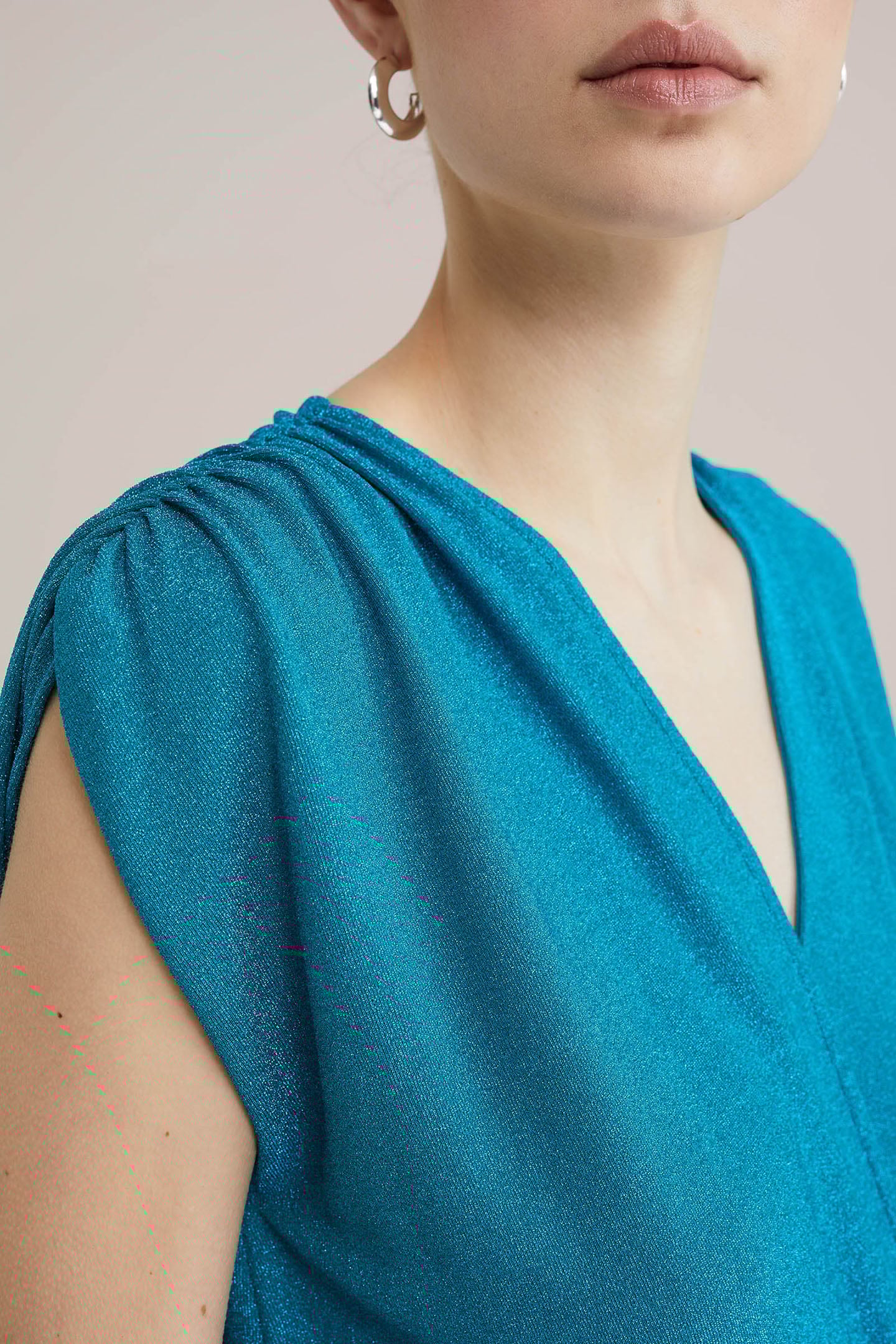 DRESS MID LENGTH BLUE 5