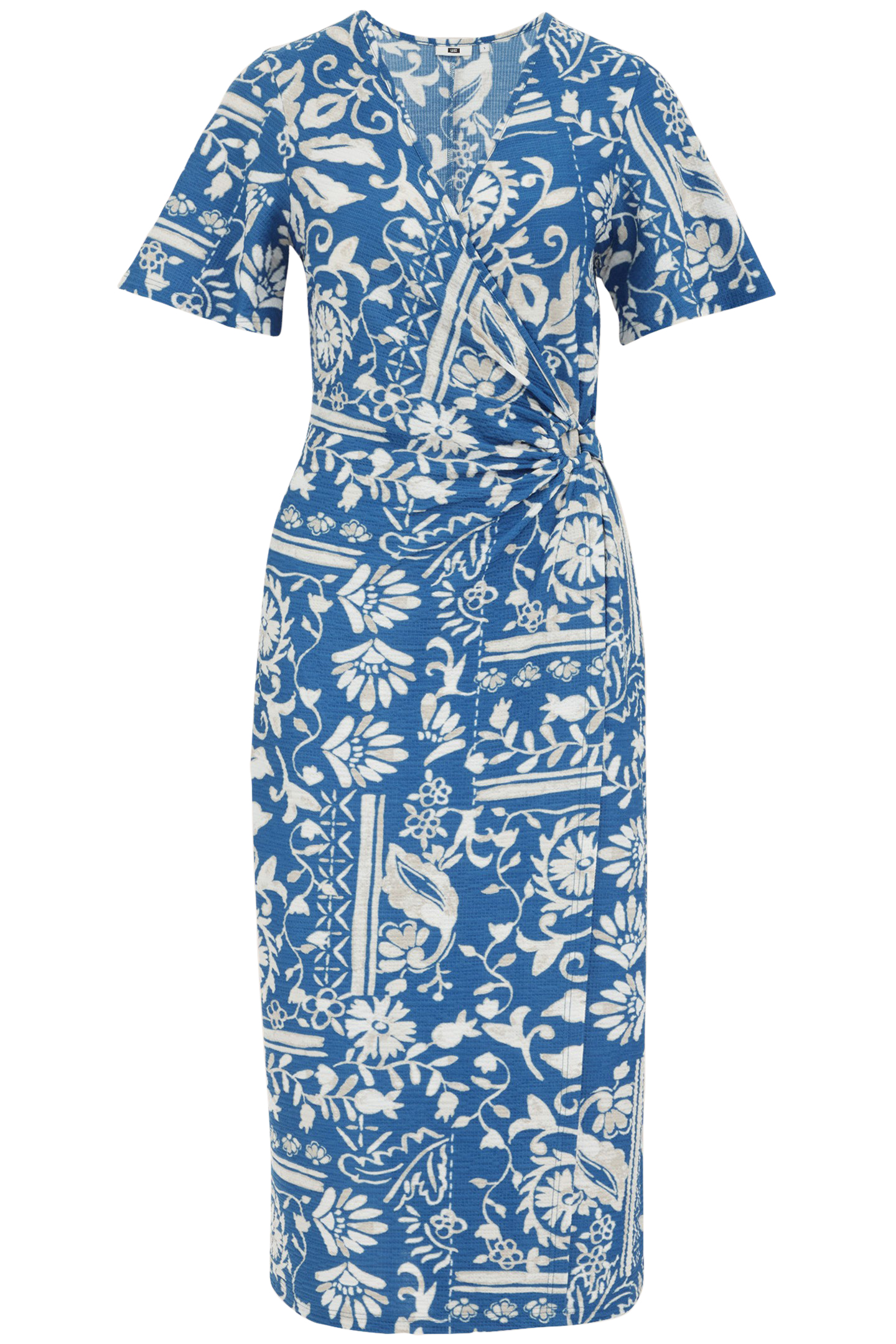 DRESS MID LENGTH BLUE 3