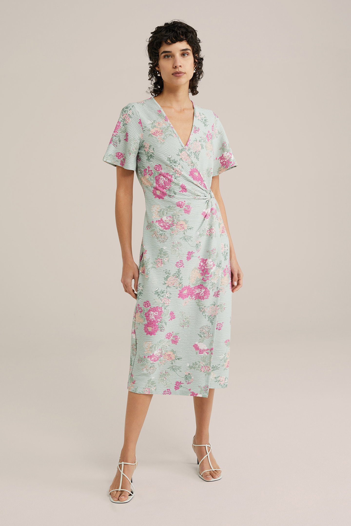 DRESS MID LENGTH MINT GREEN 1