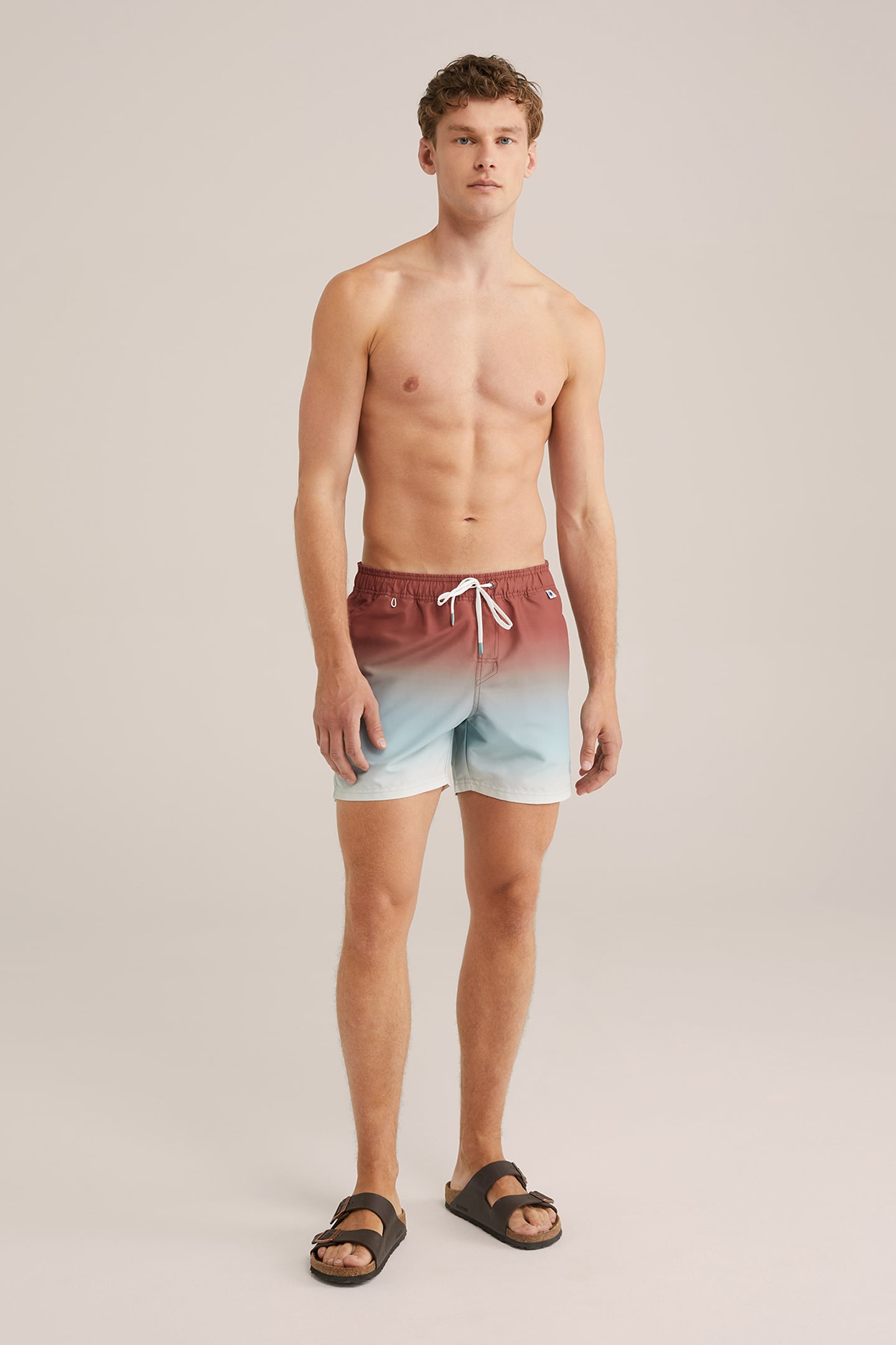 BEACH SHORT VINTAGE RED 3