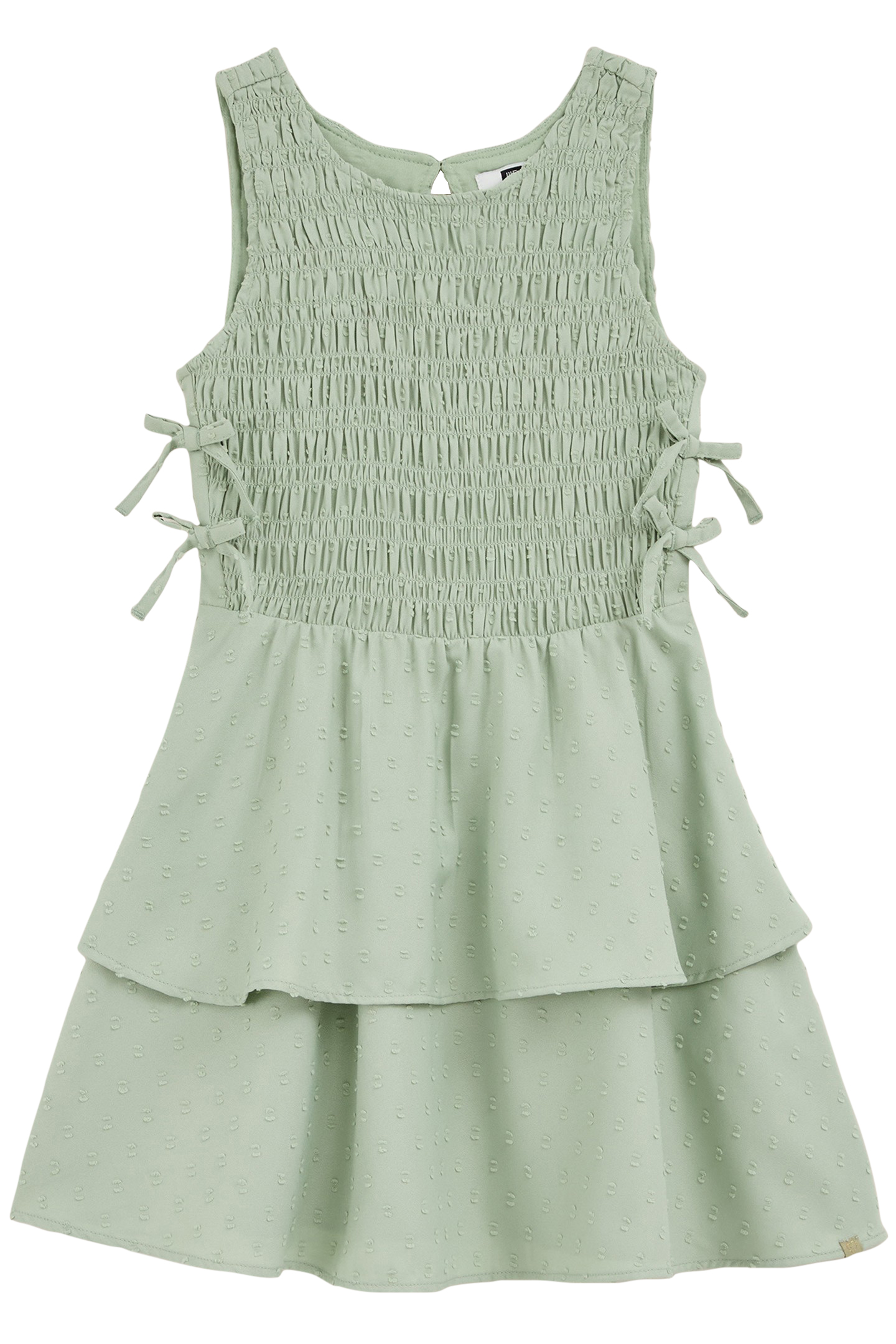 DRESS MID LENGTH LIGHT GREEN 3