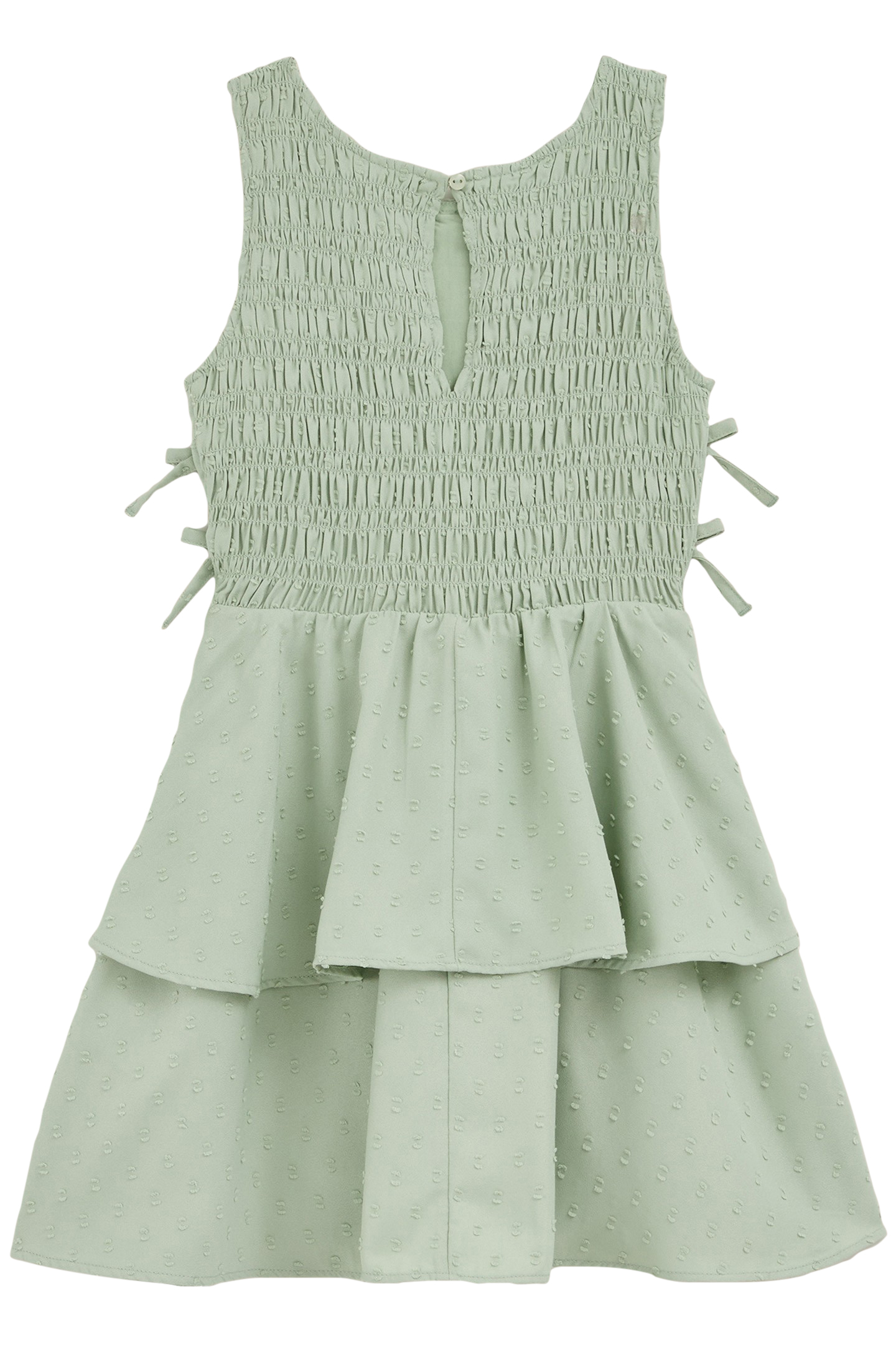 DRESS MID LENGTH LIGHT GREEN 4