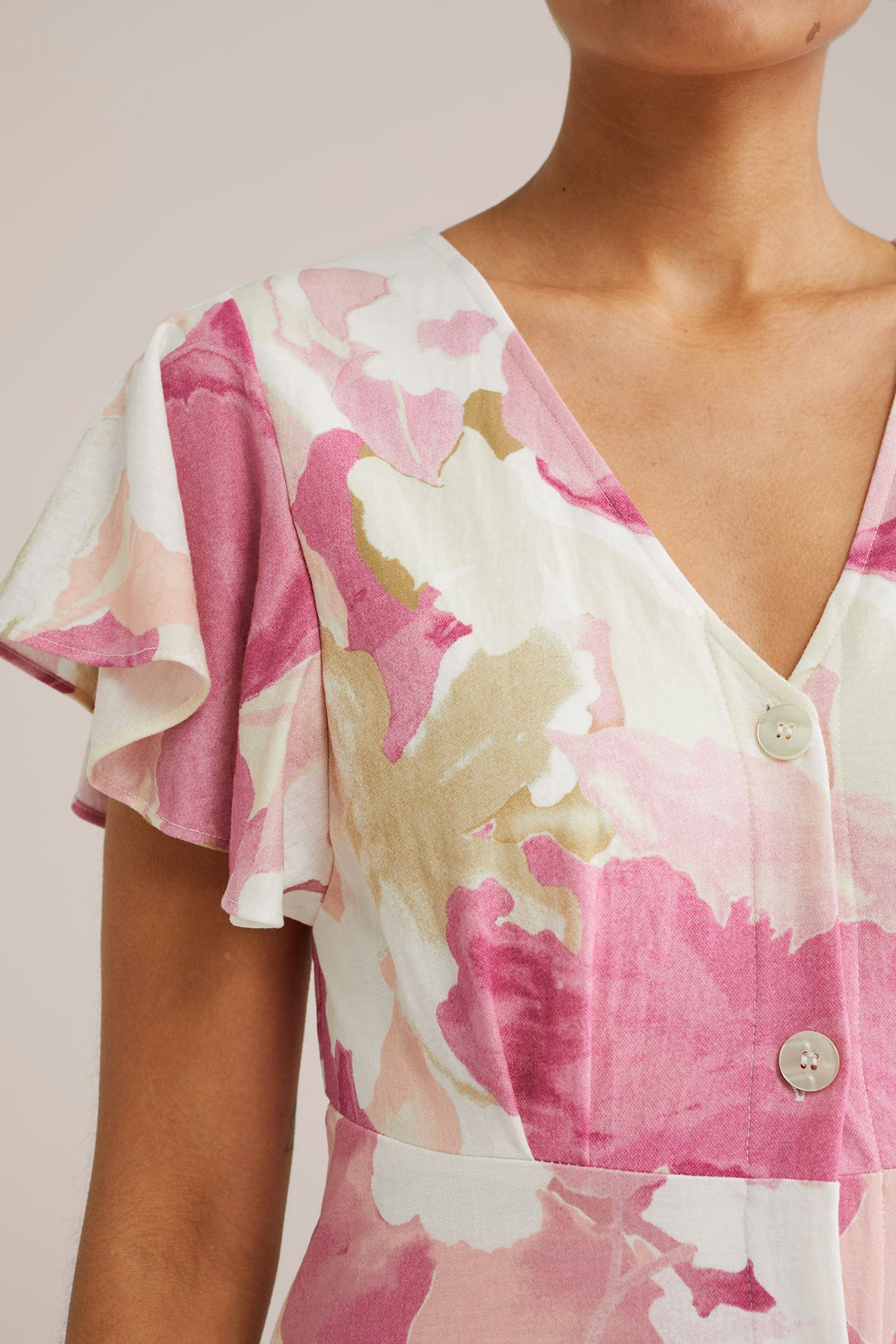 DRESS MID LENGTH PINK 5