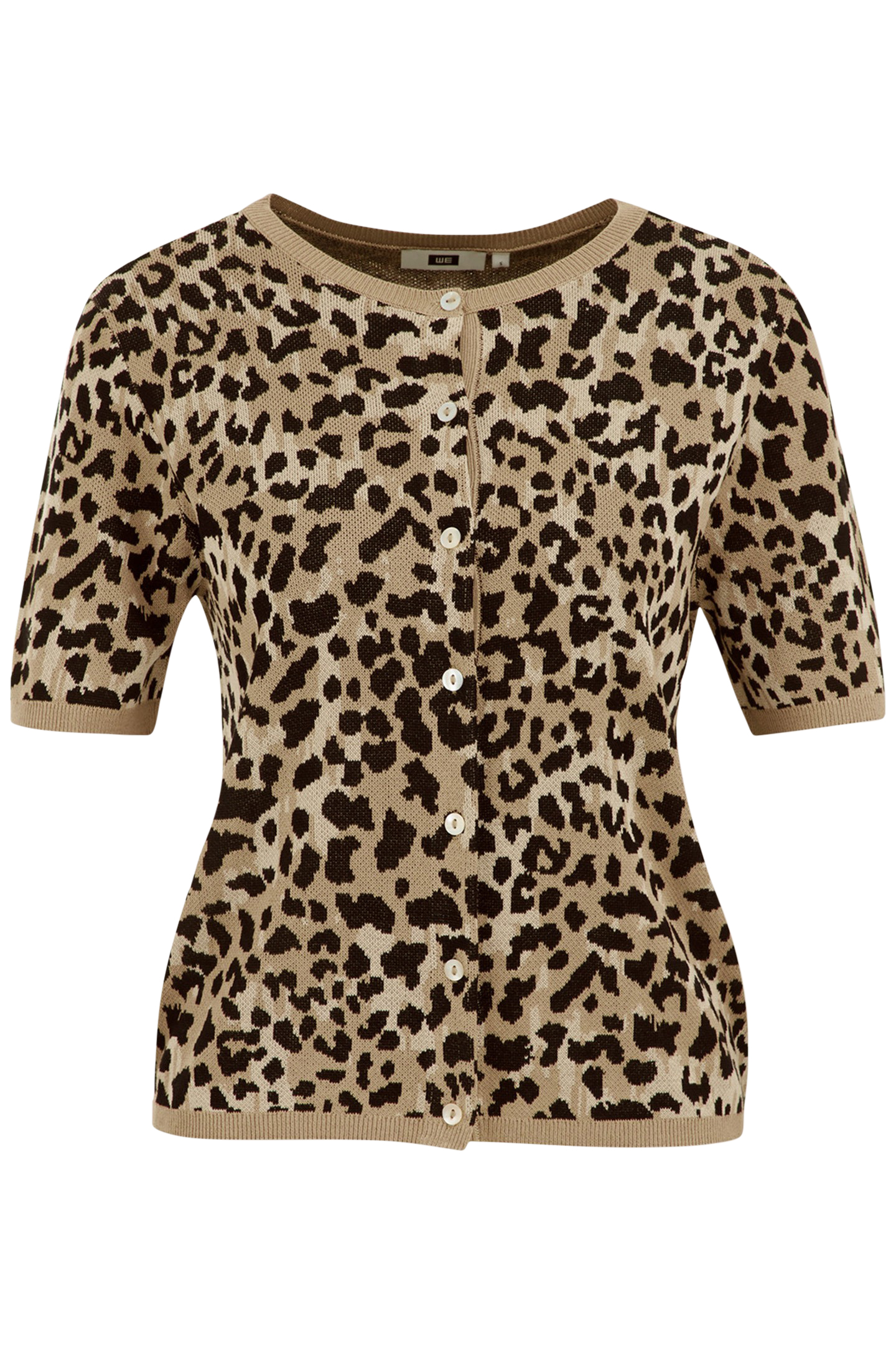 KNITTED CARDIGAN LIGHT BROWN 4