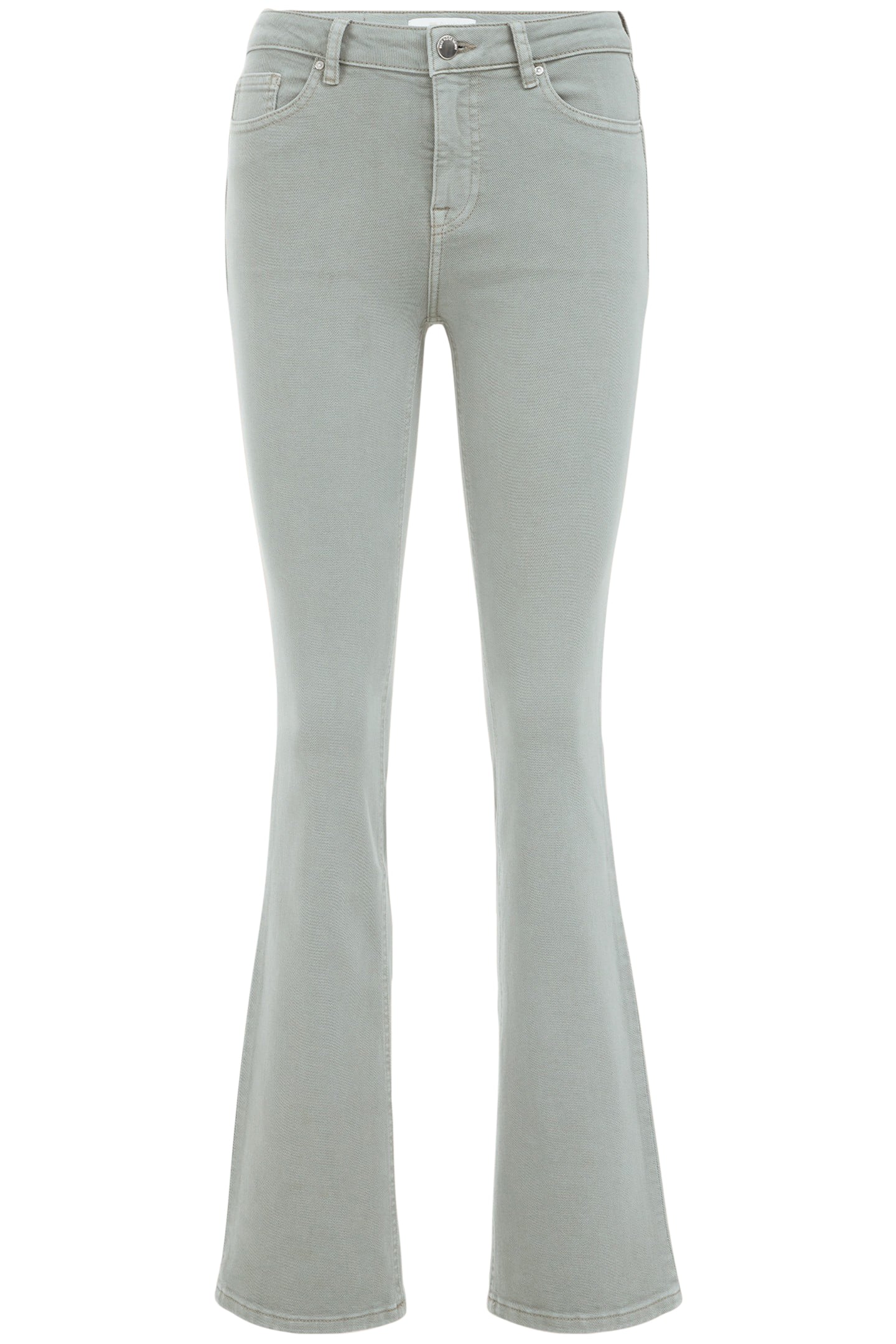 5-POCKET MID WAIST GREYISH GREEN 4