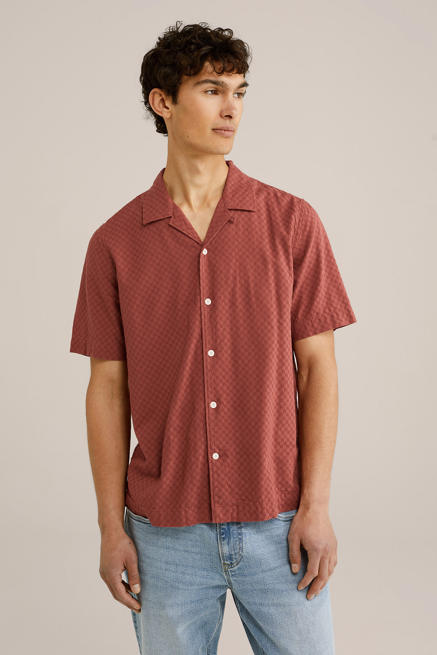 SHIRT RUST BROWN 1