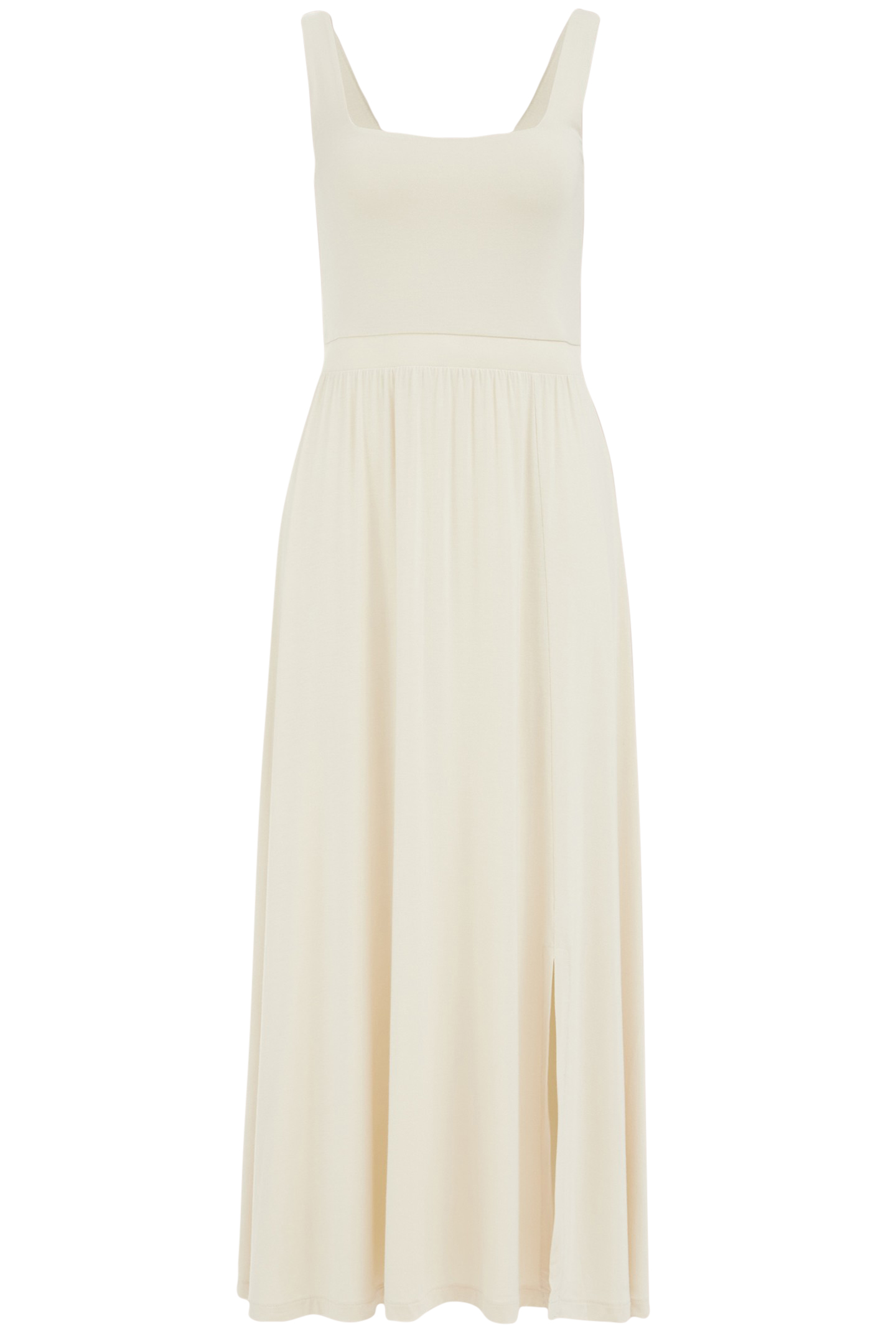 DRESS MID LENGTH BEIGE 3