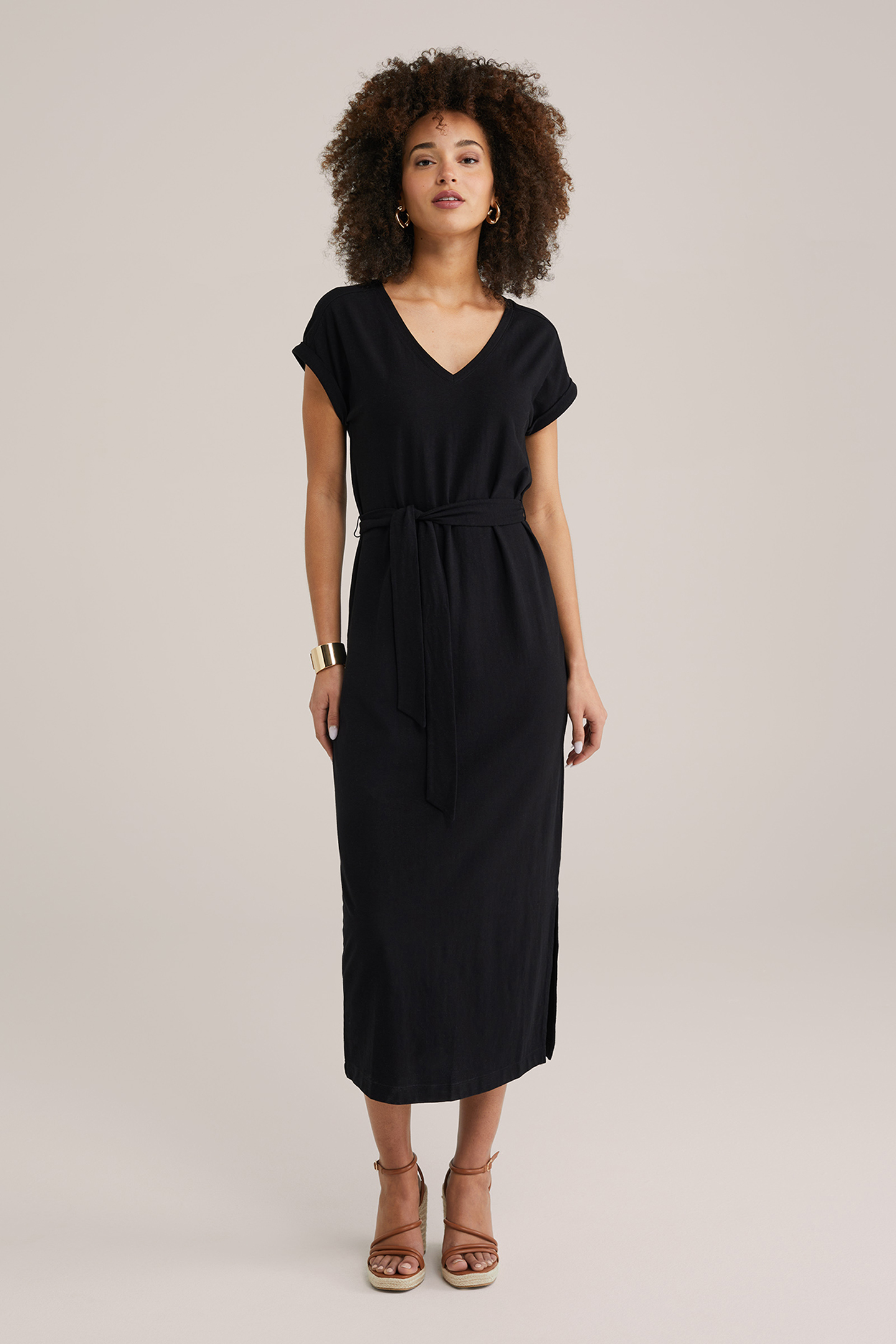 DRESS MAXI LENGTH BLACK 1