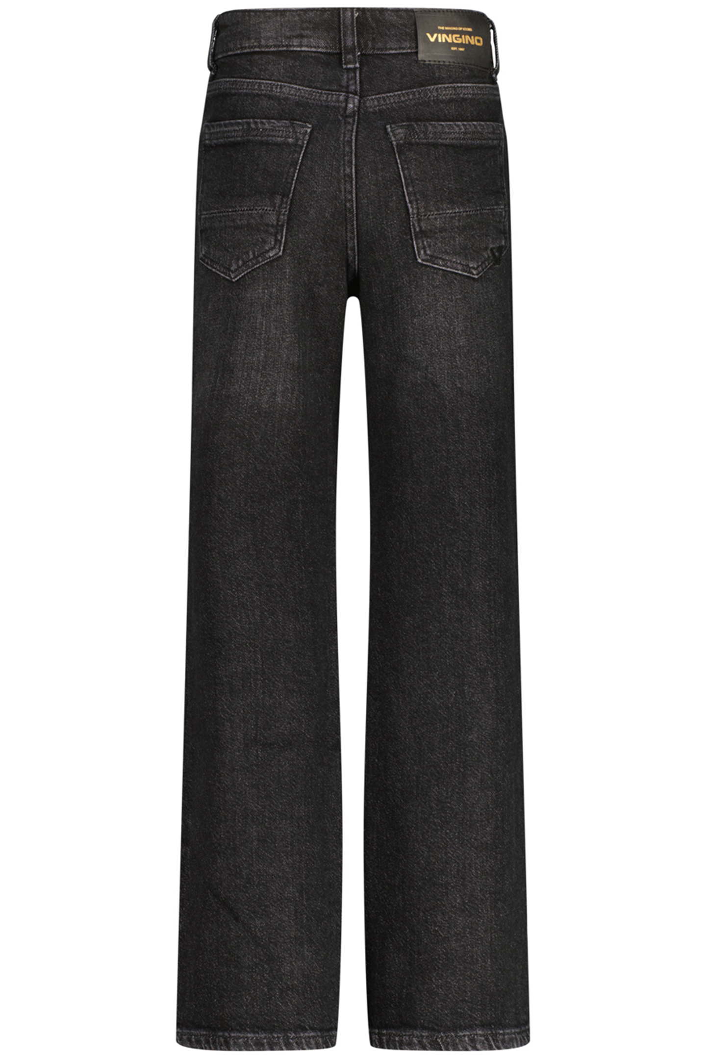 GIRLS CECILE JEANS BLACK DENIM 4