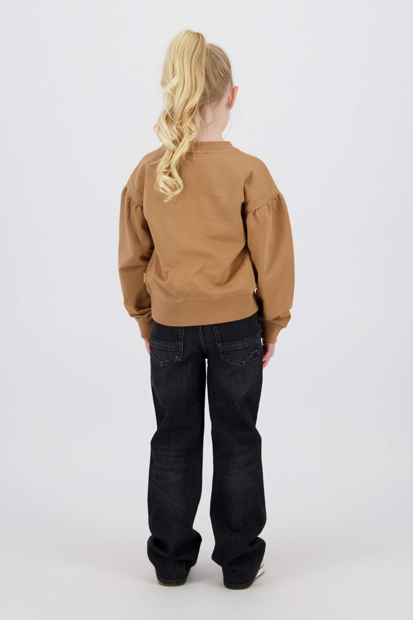 GIRLS CECILE JEANS BLACK DENIM 2