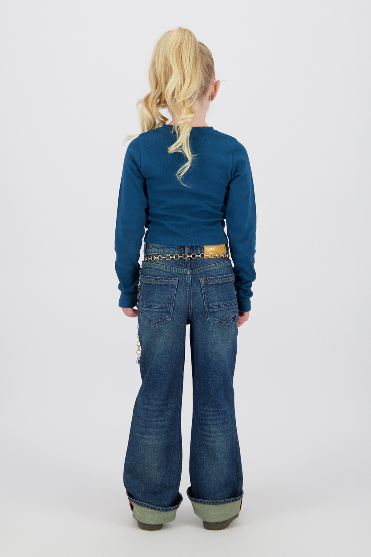 GIRLS CECILE JEANS CRUZIALE BLUE 2