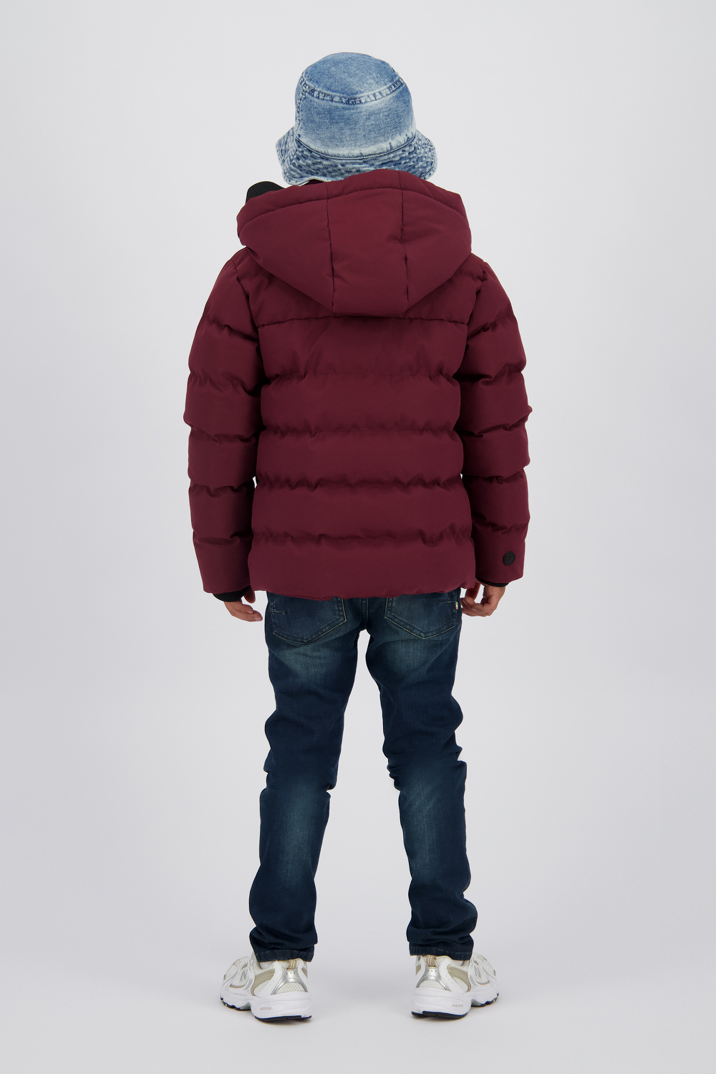 BOYS TIGON JACKET OUTDOOR BURGUNDY RED 2
