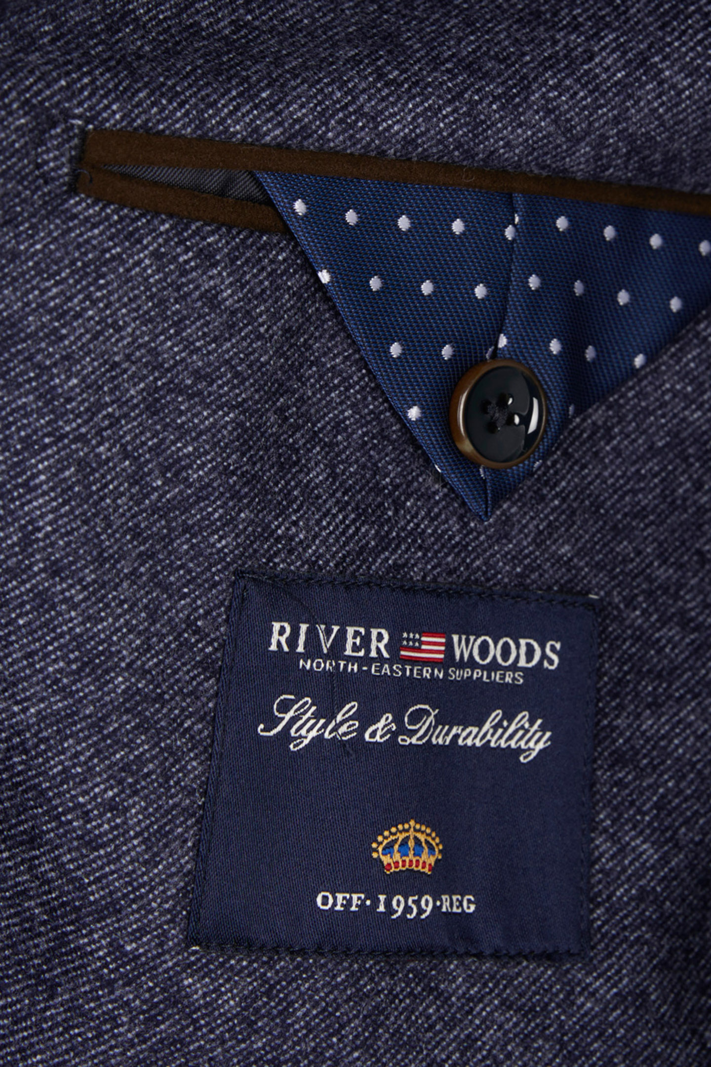 AUTUMN 2 BTN FLAP PKT BLAZER BLUE 5