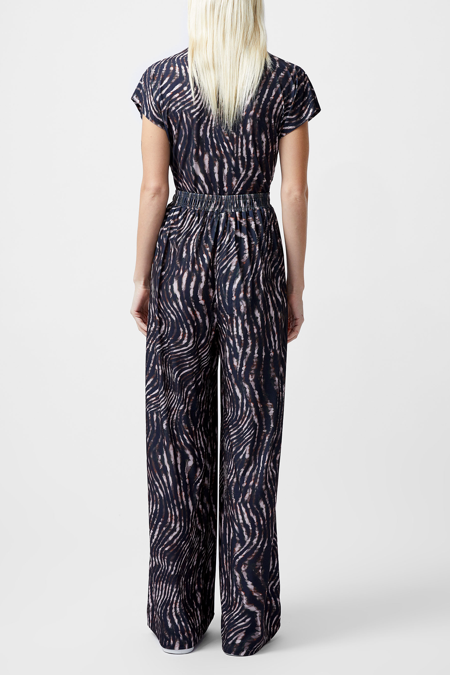 ZINA PORTIA TROUSER BROWN MULTI 3