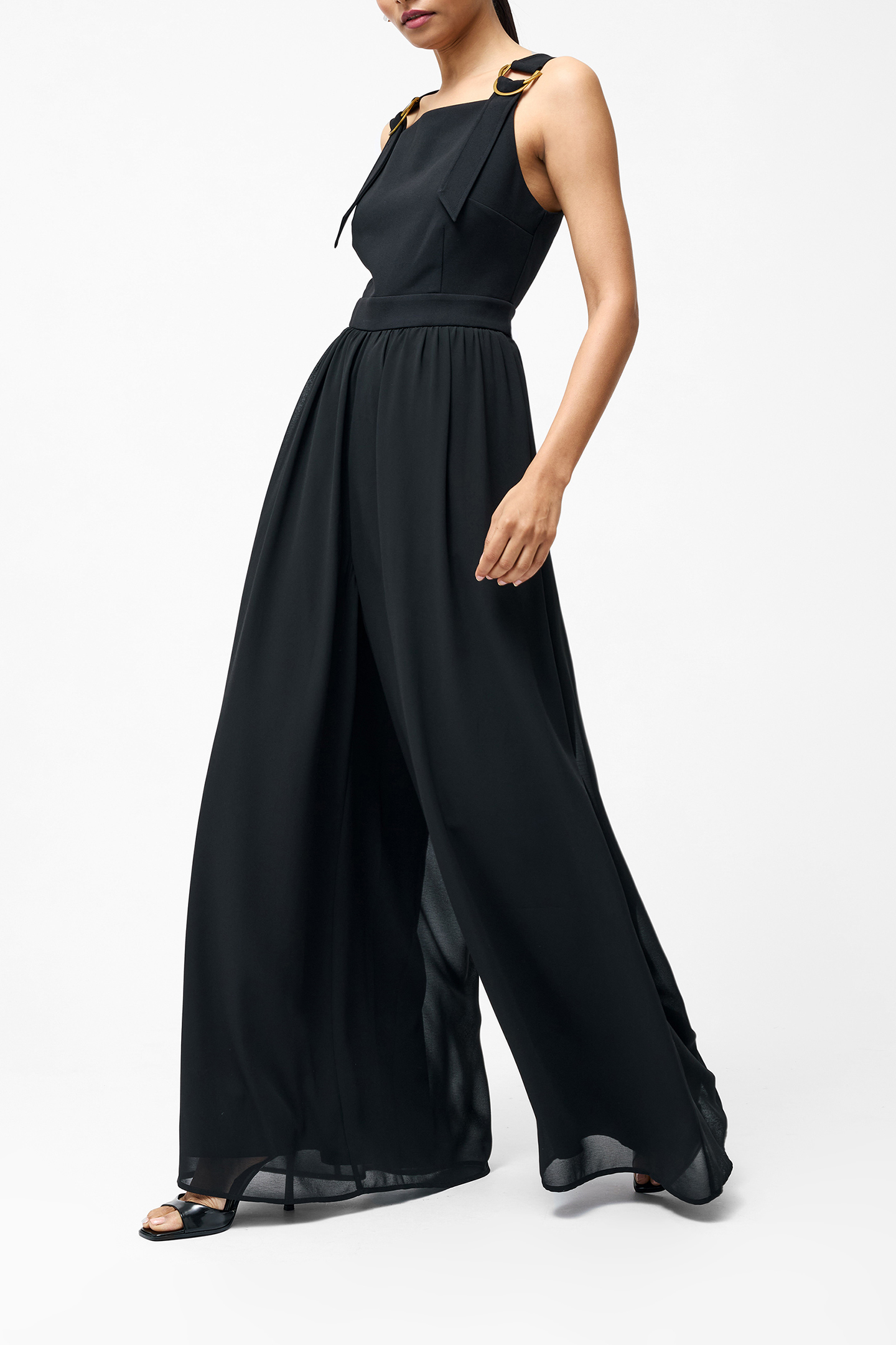 AZRA EDEN MIX JUMPSUIT BLACK 3