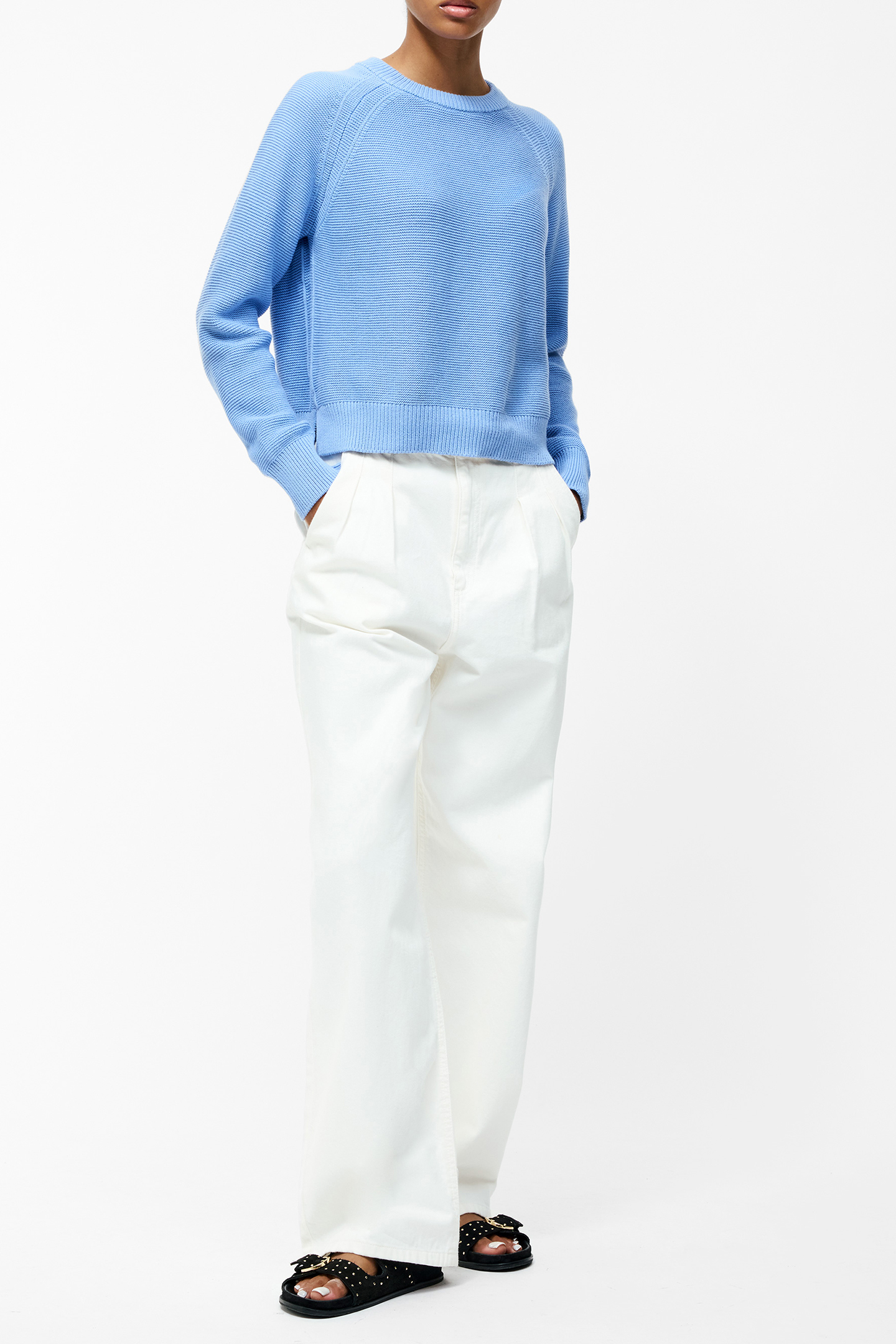 LILY MOZART L/S JUMPER CORNFLOWER BLUE 3