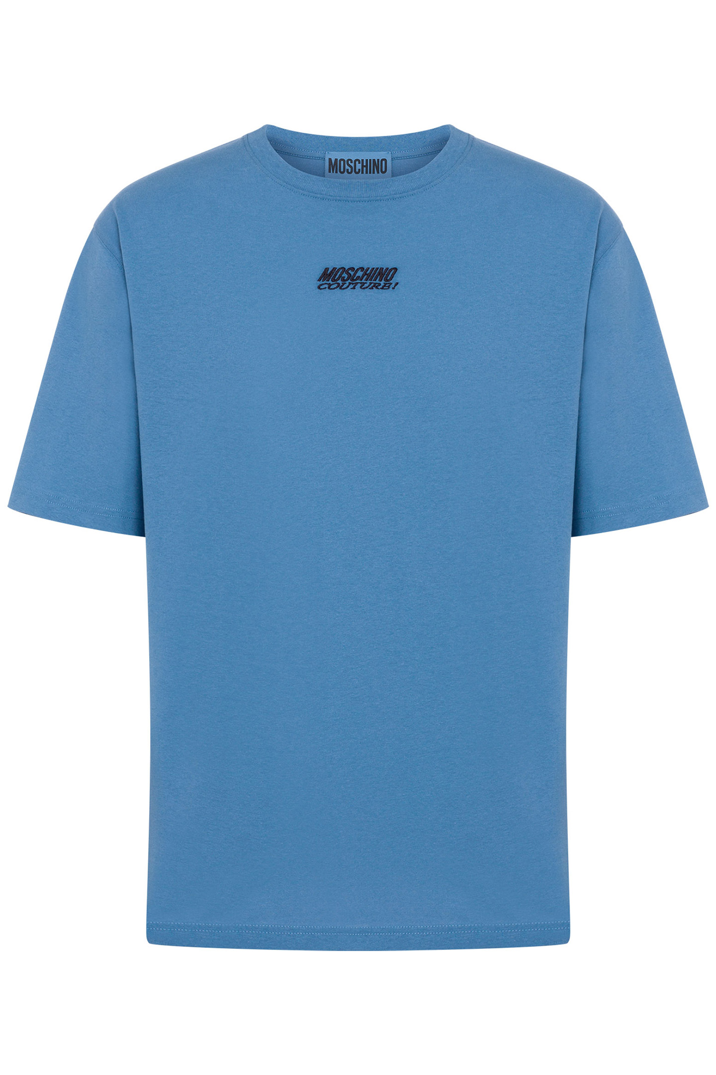 T-SHIRT LOGO EMBROIDERY BLUE 3