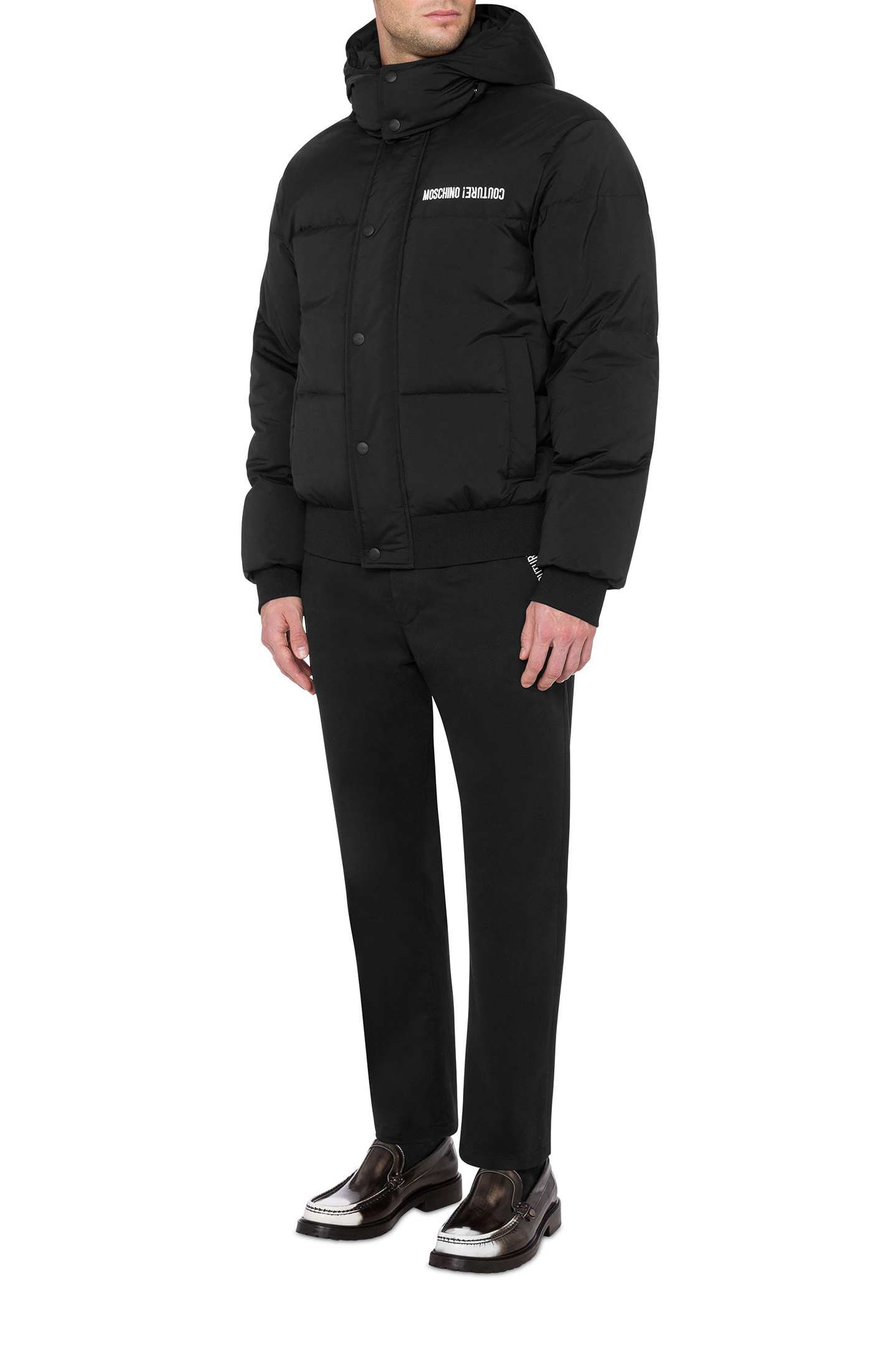 WINDBREAKER MOSCHINO COUTURE! BLACK 1