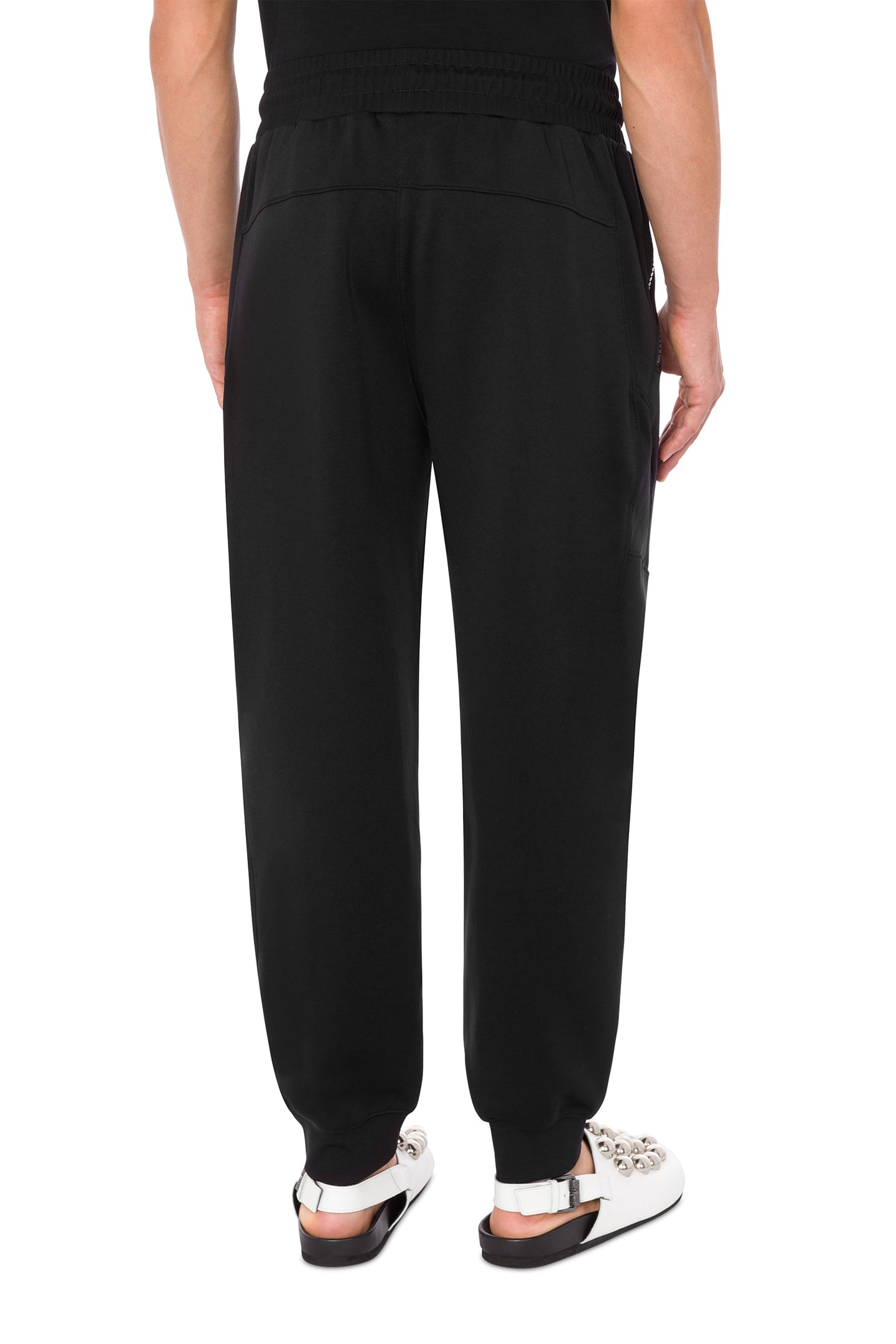 LOCKER TAG LABEL TECHNICAL FLEECE TROUSERS BLACK 2