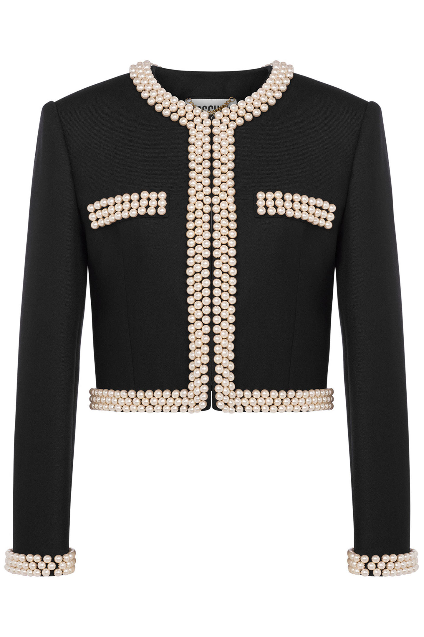JACKET WITH PEARLS ARCHIVE CAPSULE BLACK 3