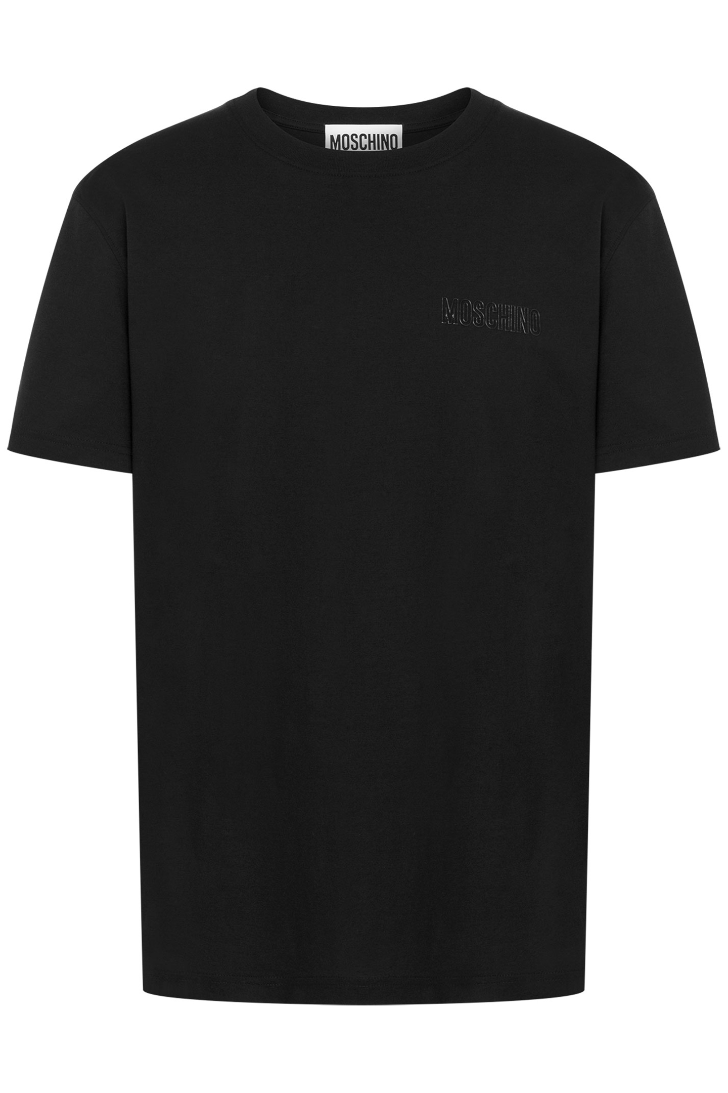 T-SHIRT MOSCHINO OUTLINE BLACK 3