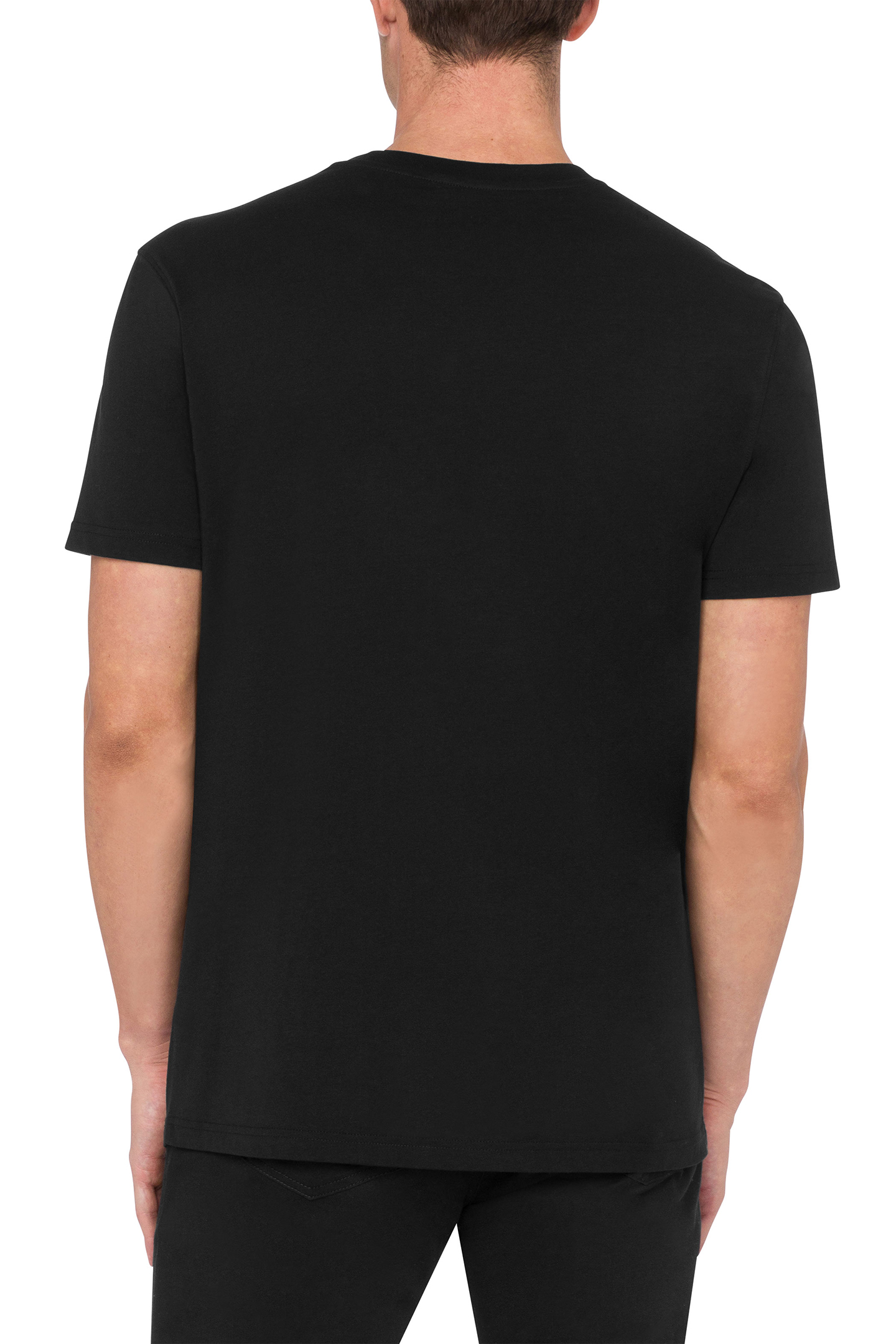 T-SHIRT MOSCHINO OUTLINE BLACK 2