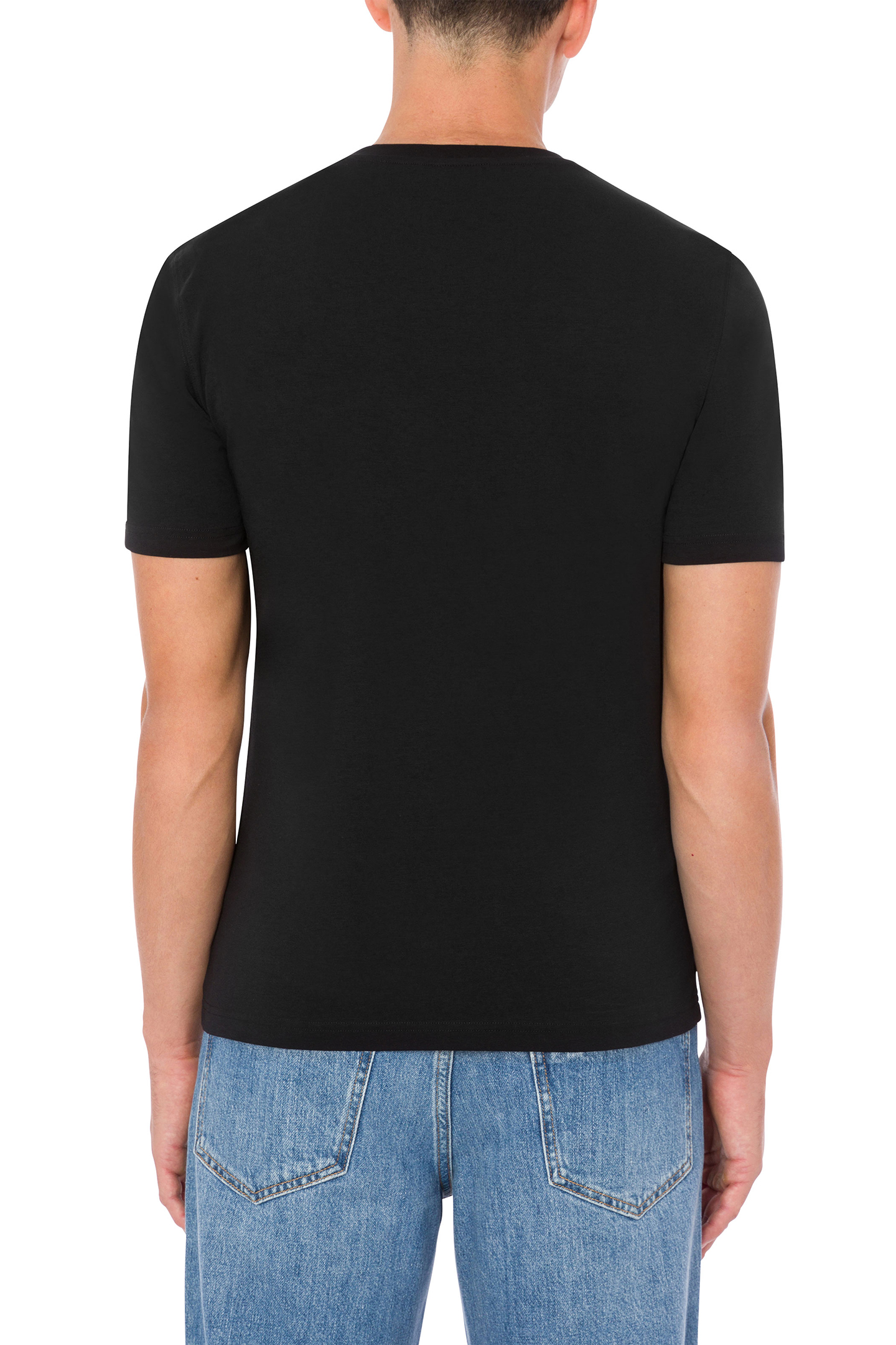 T-SHIRT WITH MOSCHINO COUTURE LOGO! BLACK 2