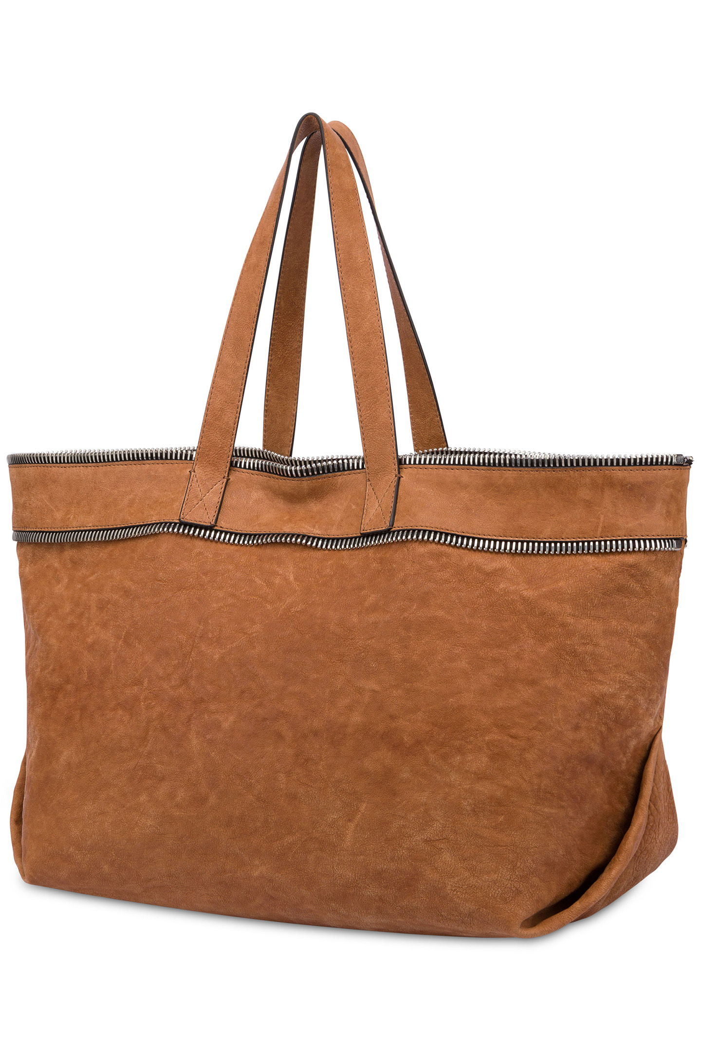 SHOPPER MOSCHINO RIDER BROWN 2